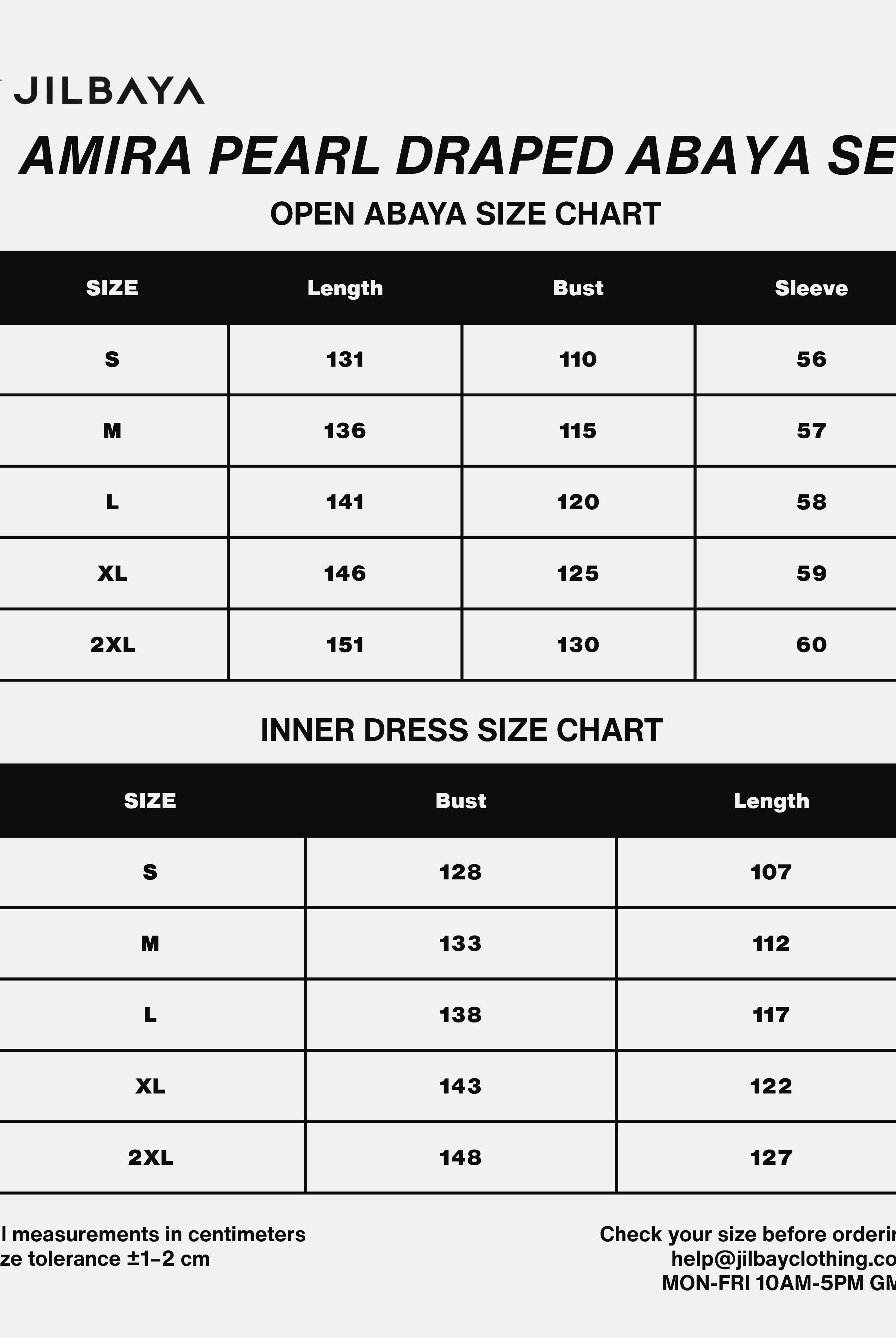 Amira Pearl Draped Abaya Set with Hijab JILBAYA