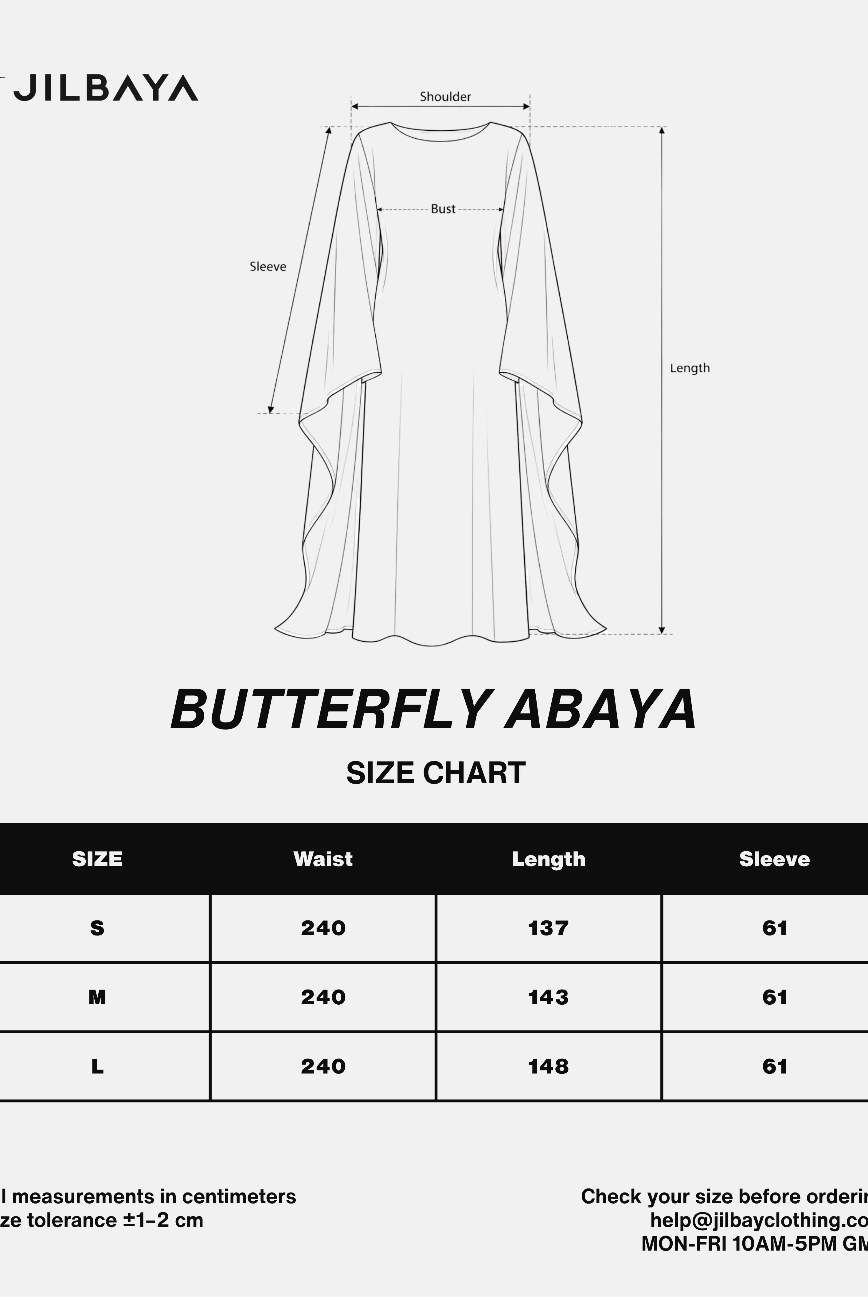 Butterfly Abaya JILBAYA