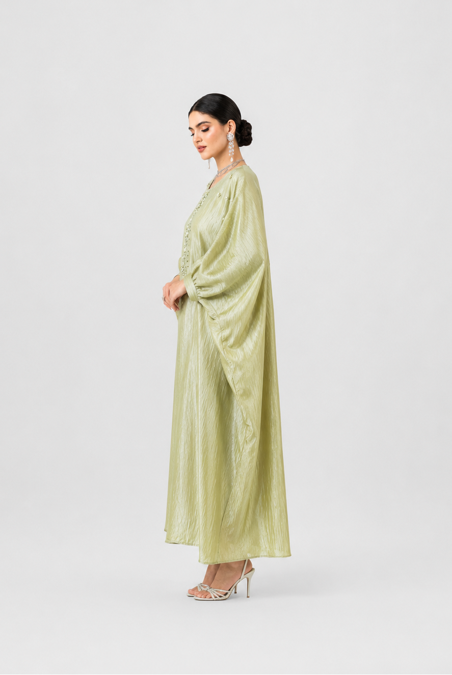 Veyra Pearl Textured Kaftan JILBAYA