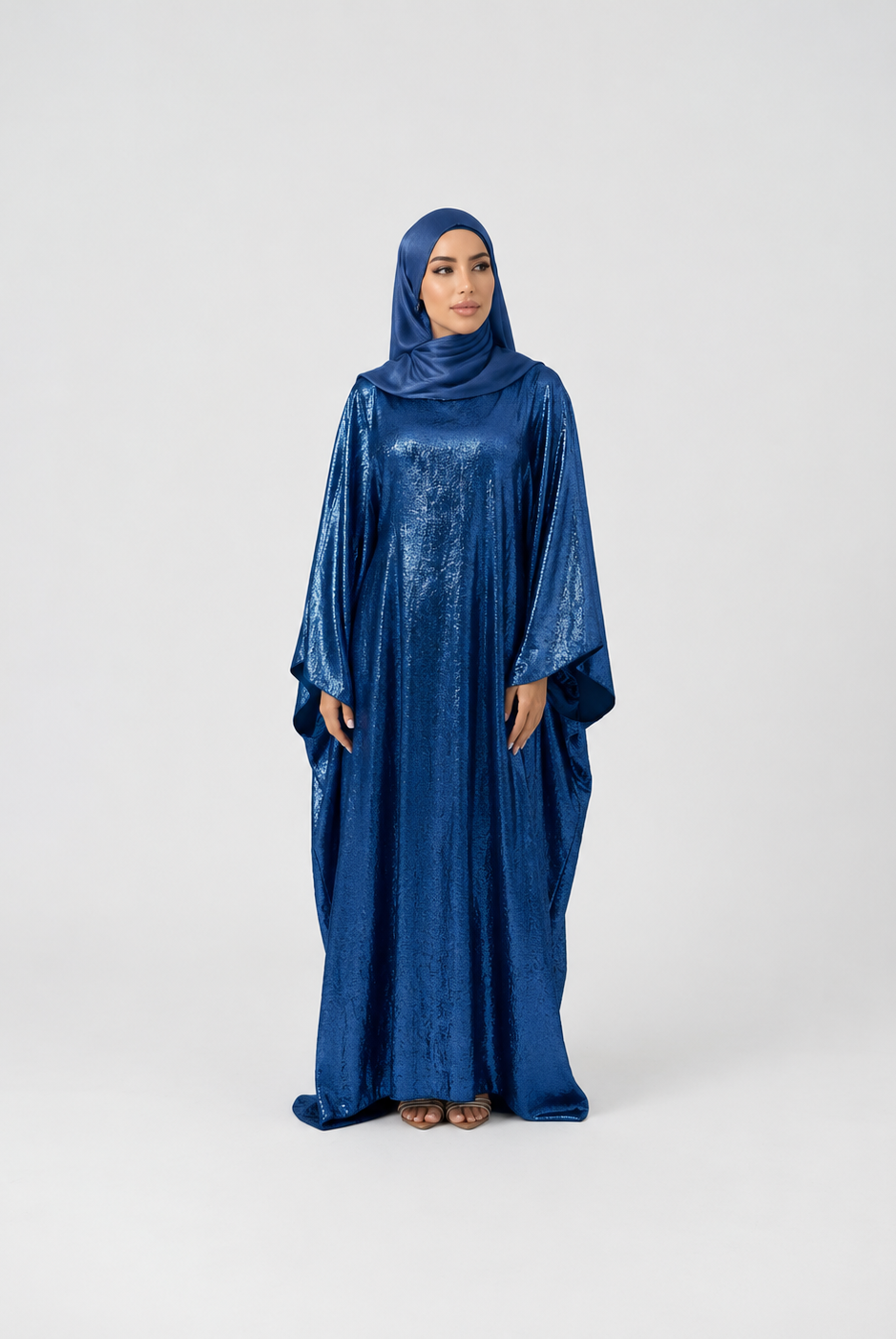 Suhayla Shimmer Batwing Kaftan Dress JILBAYA