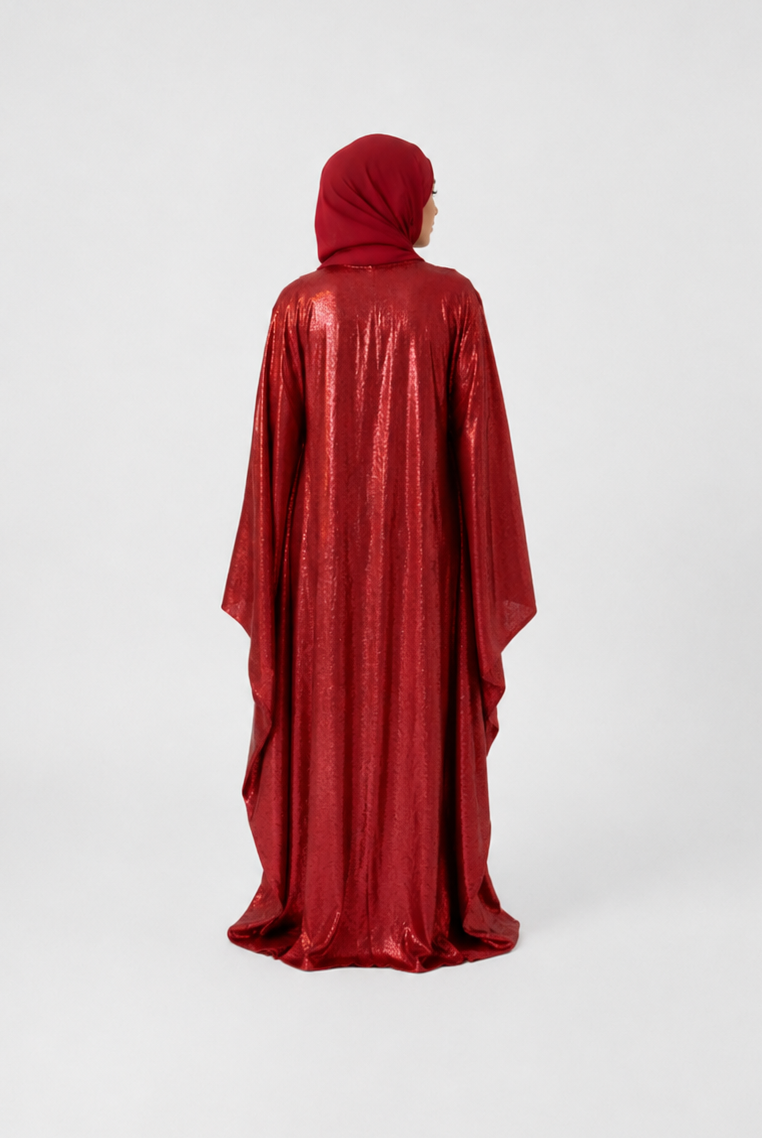 Suhayla Shimmer Batwing Kaftan Dress JILBAYA
