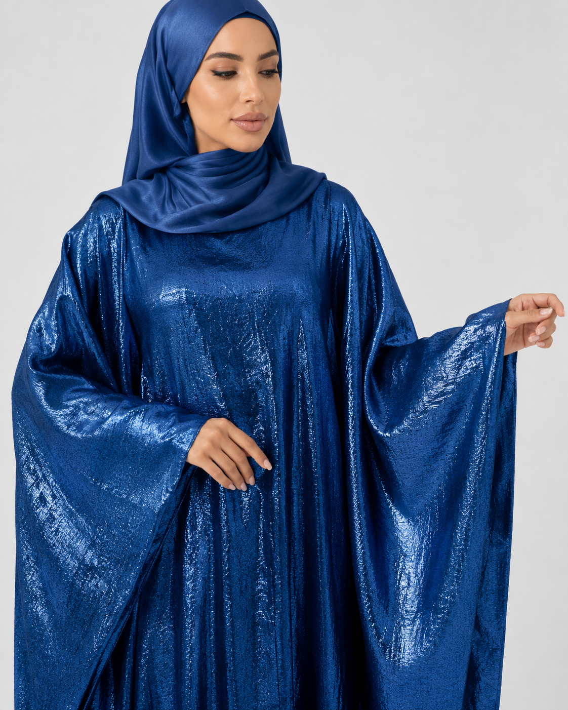 Suhayla Shimmer Batwing Kaftan Dress JILBAYA