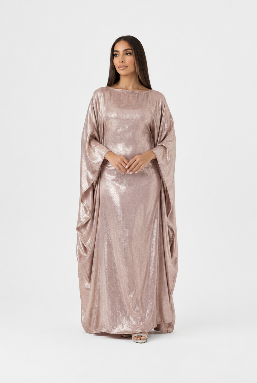 Suhayla Shimmer Batwing Kaftan Dress JILBAYA
