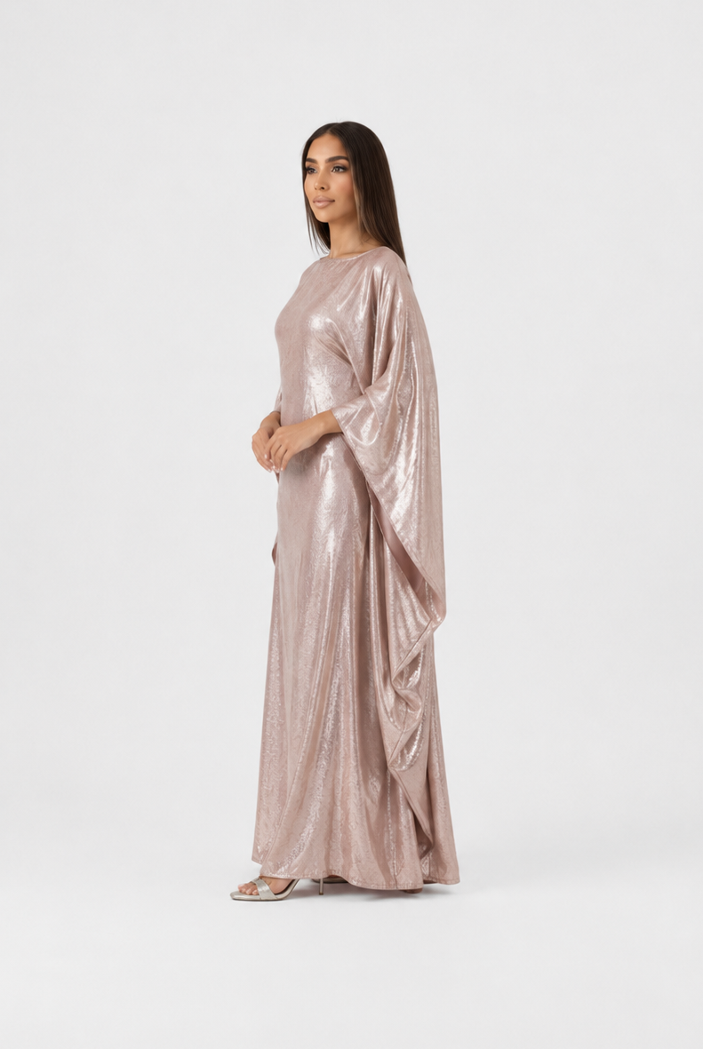 Suhayla Shimmer Batwing Kaftan Dress JILBAYA