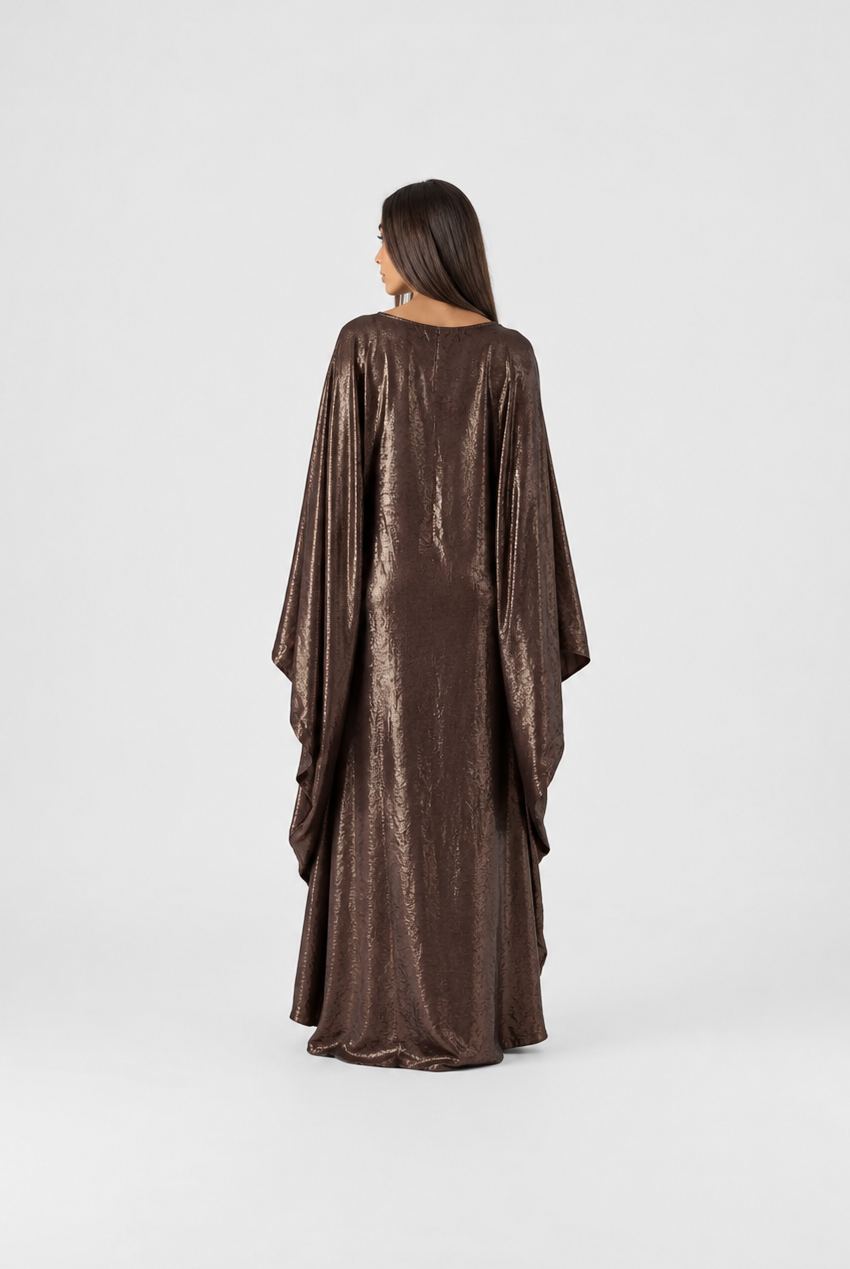 Suhayla Shimmer Batwing Kaftan Dress JILBAYA