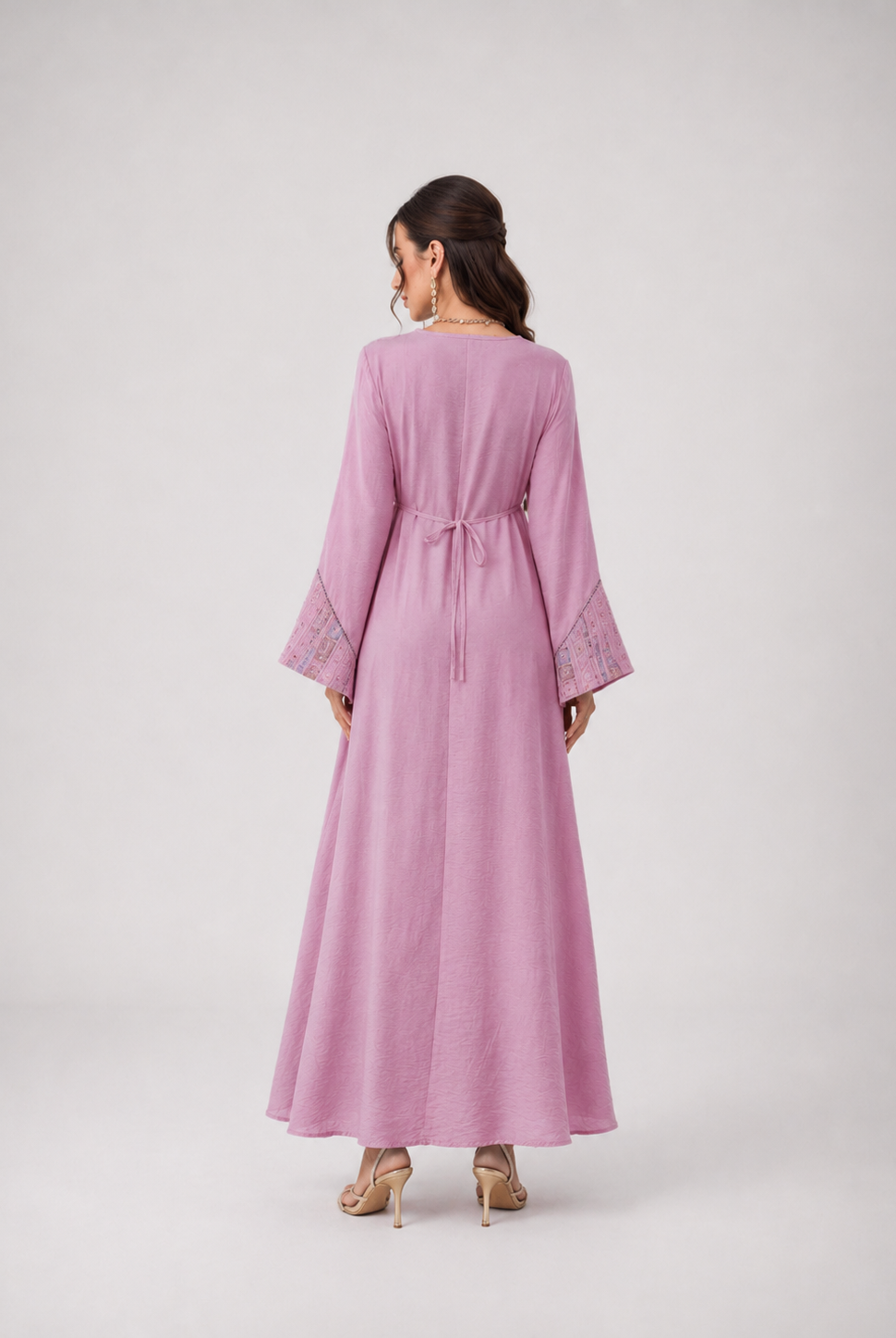 Lina Embroidered Kaftan Dress JILBAYA