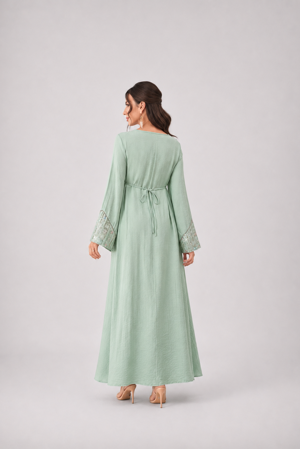 Lina Embroidered Kaftan Dress JILBAYA