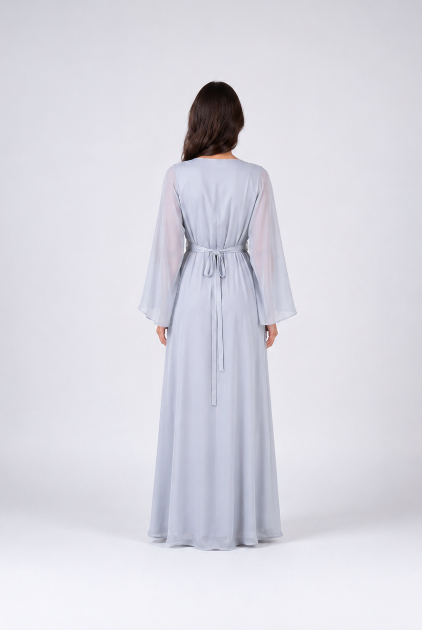 Yasmin Crystal Open Abaya Set JILBAYA