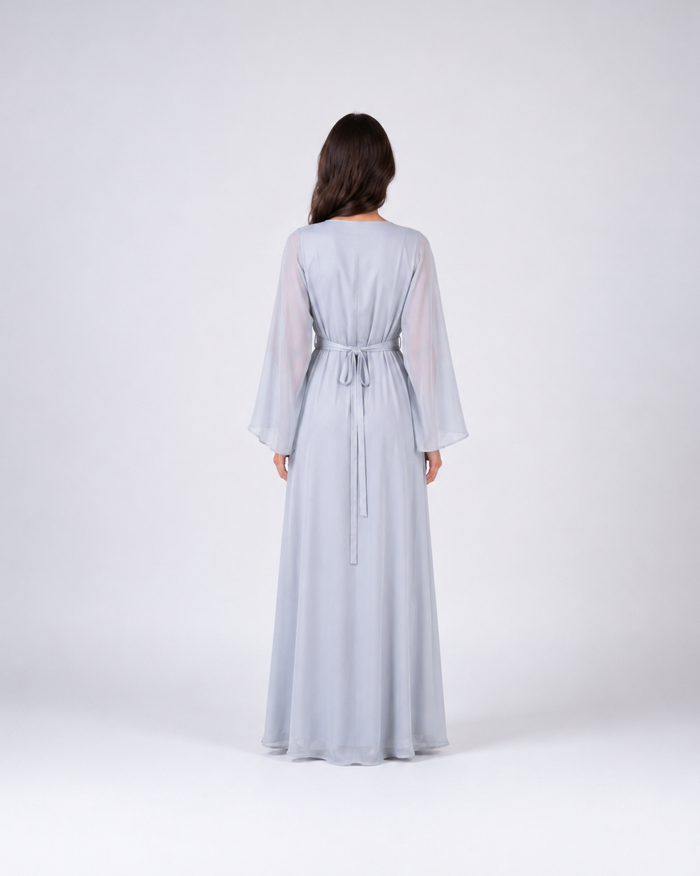 Yasmin Crystal Open Abaya Set JILBAYA