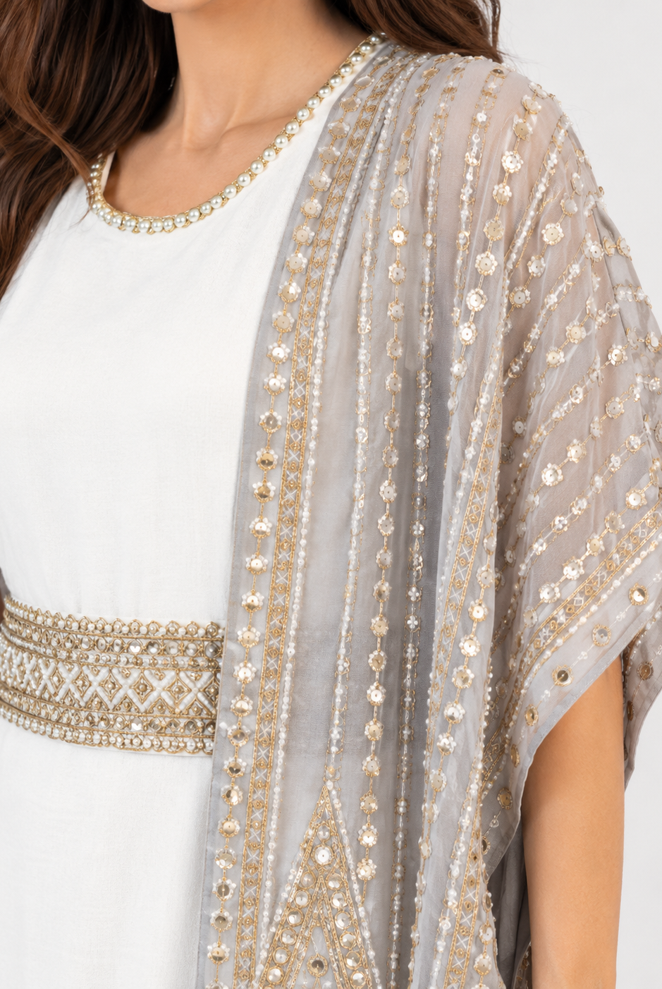 Noor Pearl Open Abaya Set JILBAYA