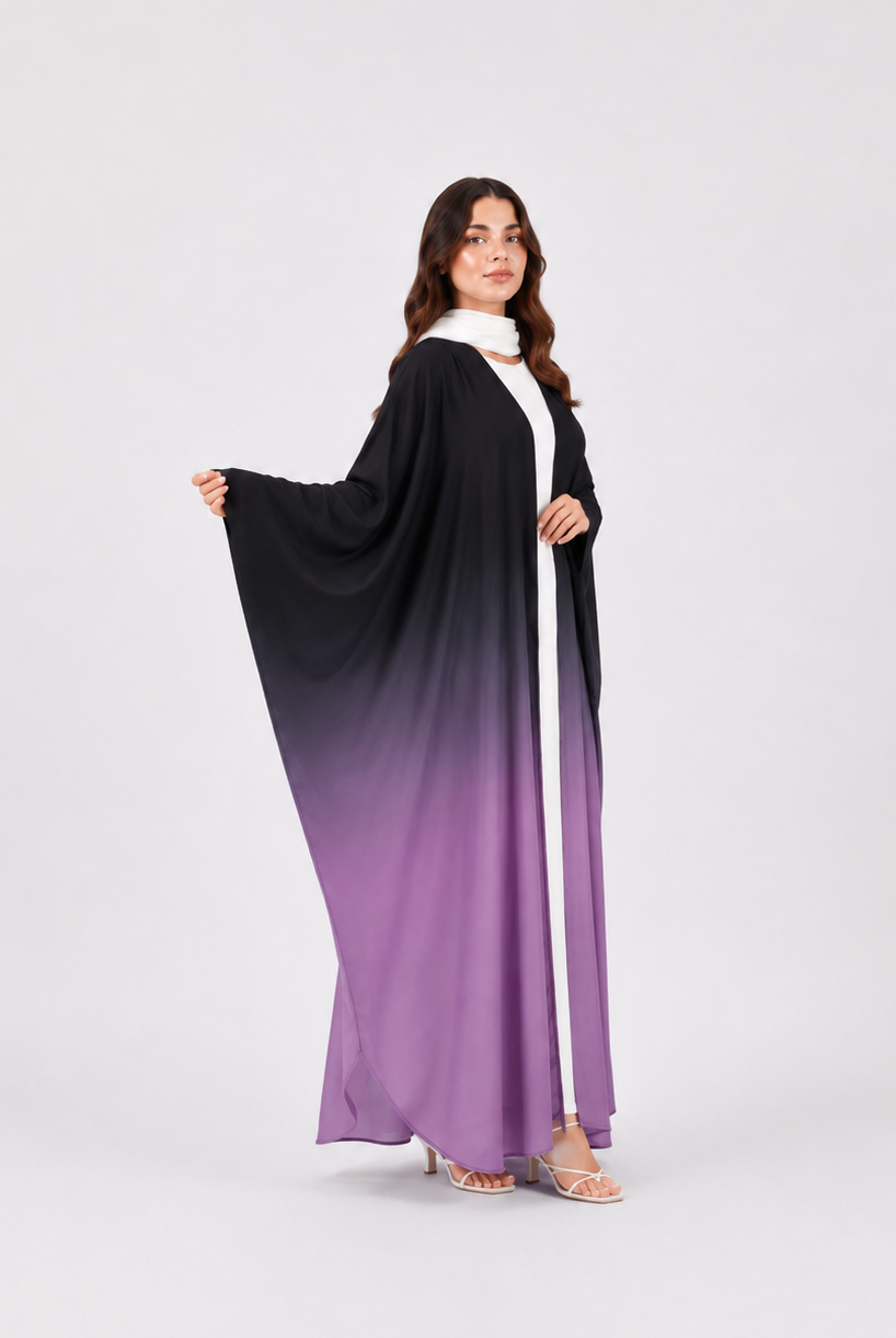 Mira Butterfly Open Abaya JILBAYA