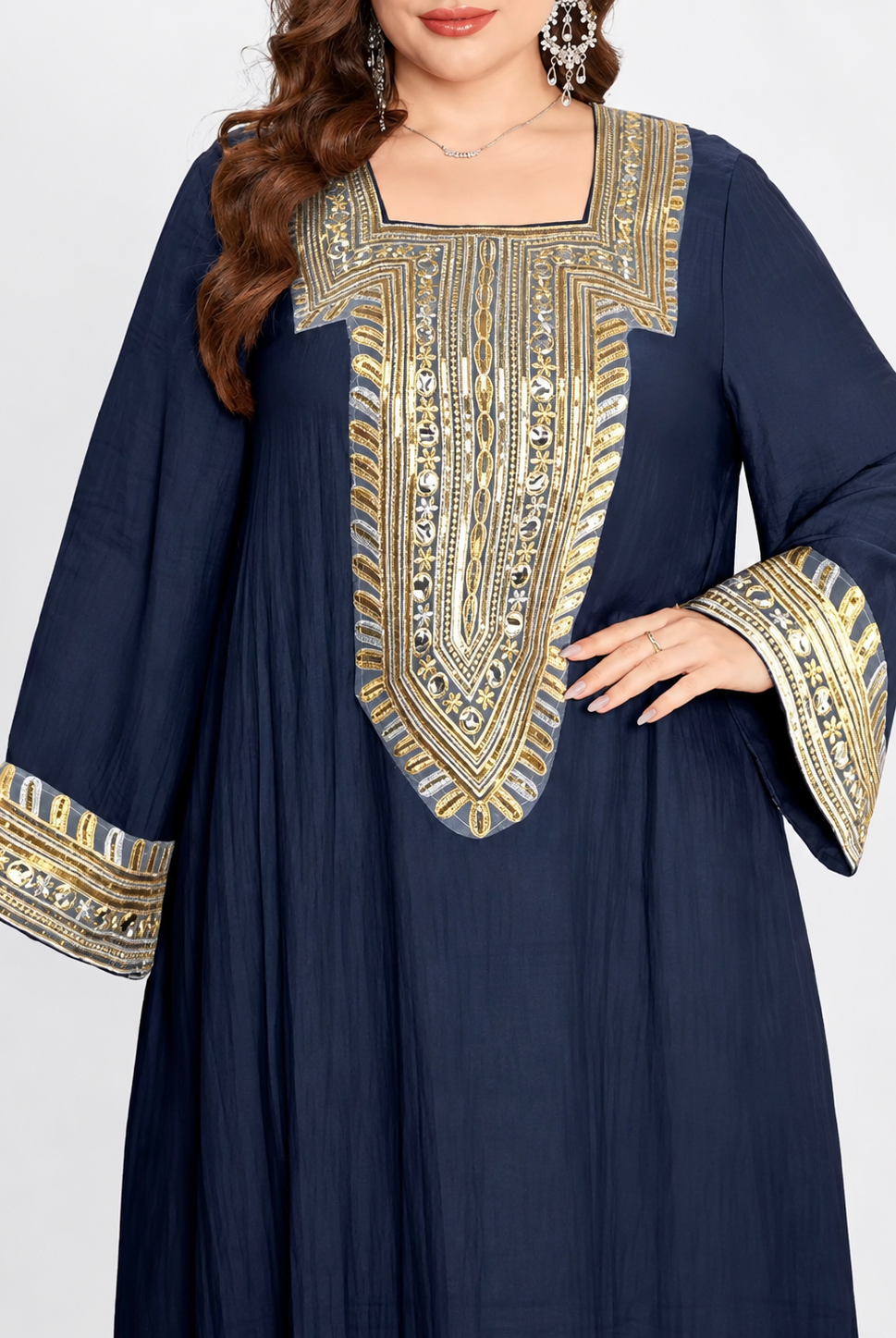 Zafira Embroidered Abaya JILBAYA