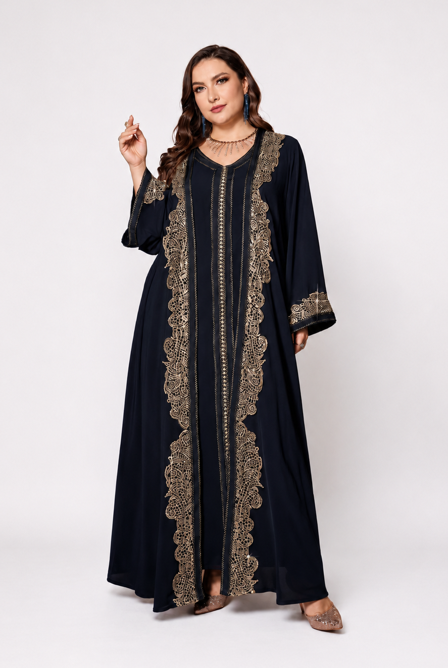 Layali Embroidered Abaya JILBAYA