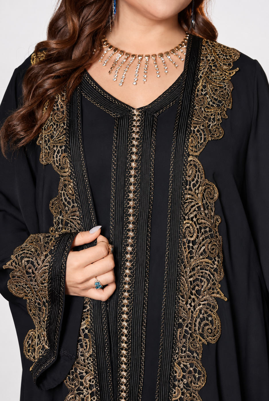 Layali Embroidered Abaya JILBAYA