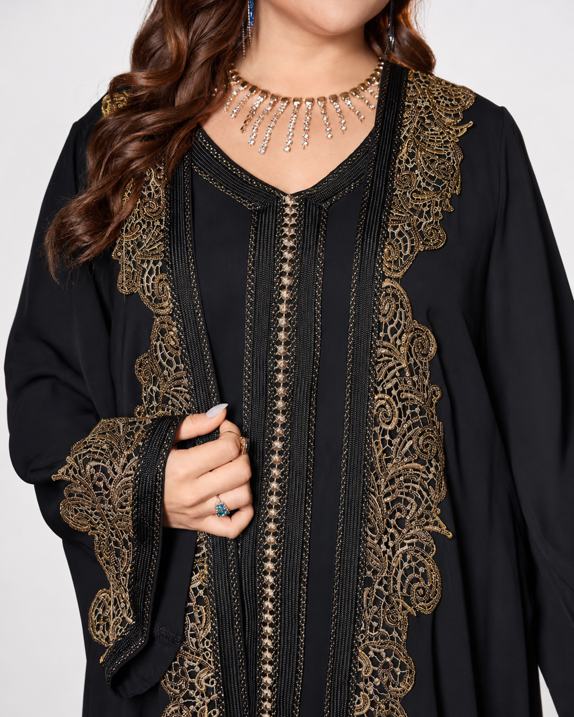 Layali Embroidered Abaya JILBAYA