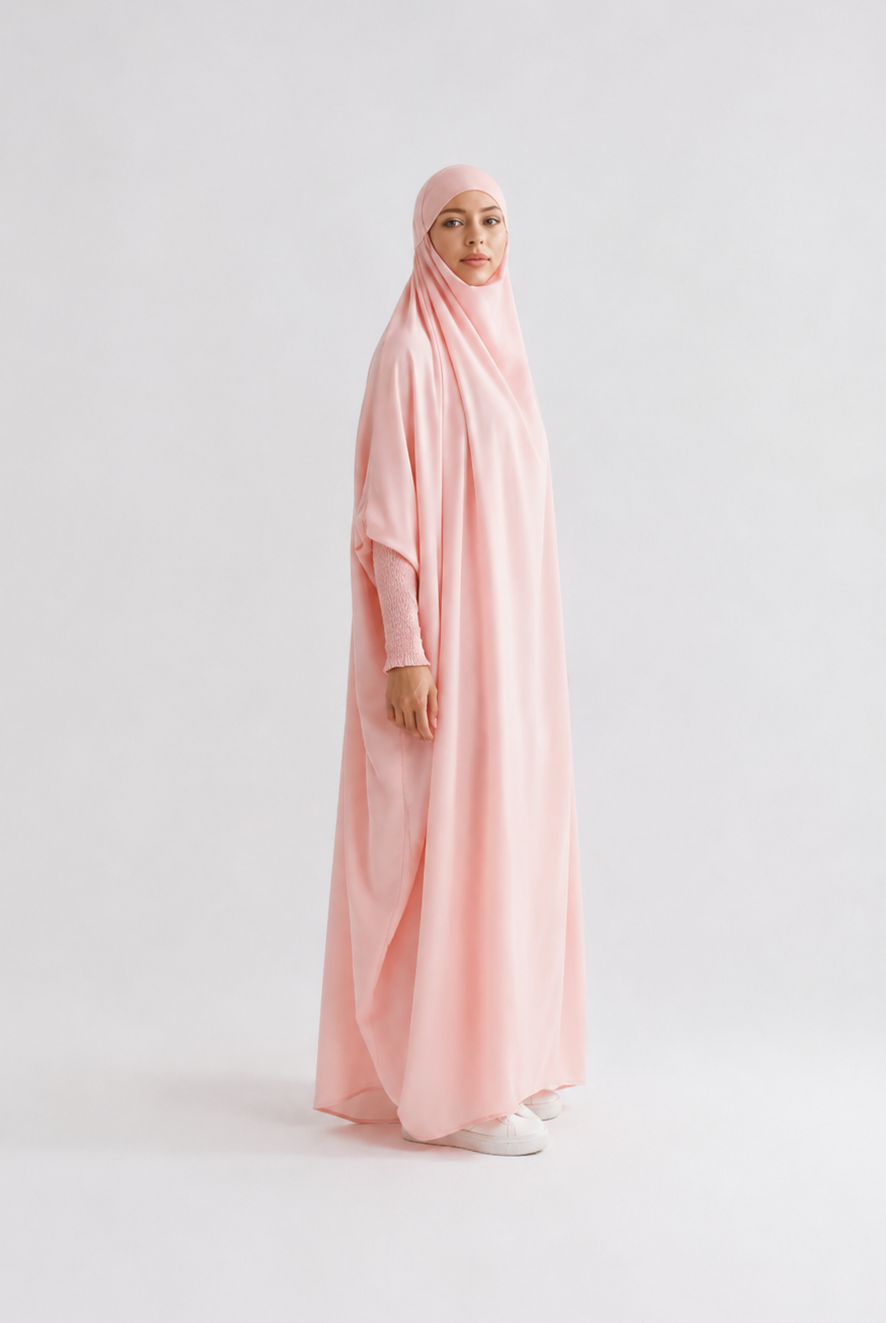 Jilbab with Ribbed Cuffs JILBAYA