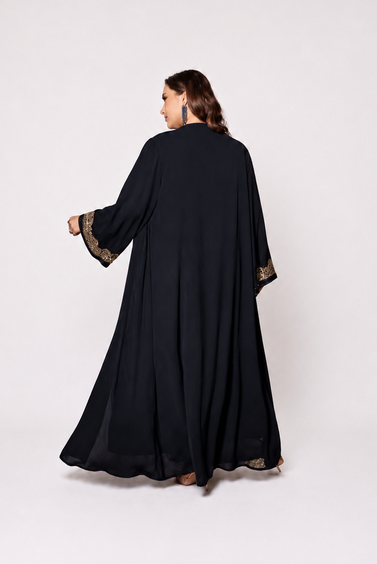 Layali Embroidered Abaya (Plus Size) JILBAYA