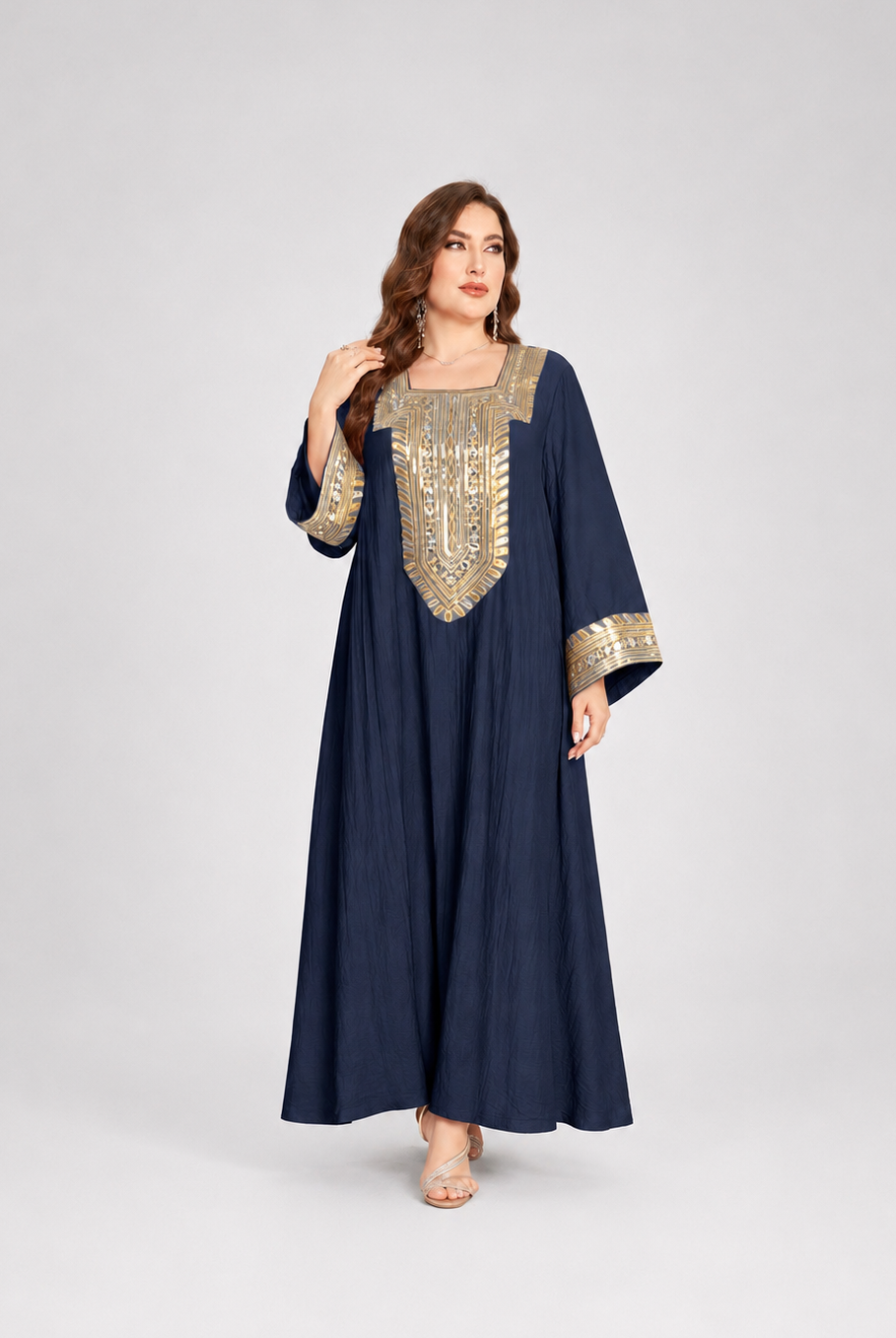 Zafira Embroidered Abaya (Plus Size) JILBAYA