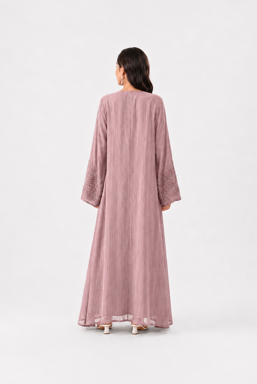 Zaria Floral Sleeve Abaya JILBAYA