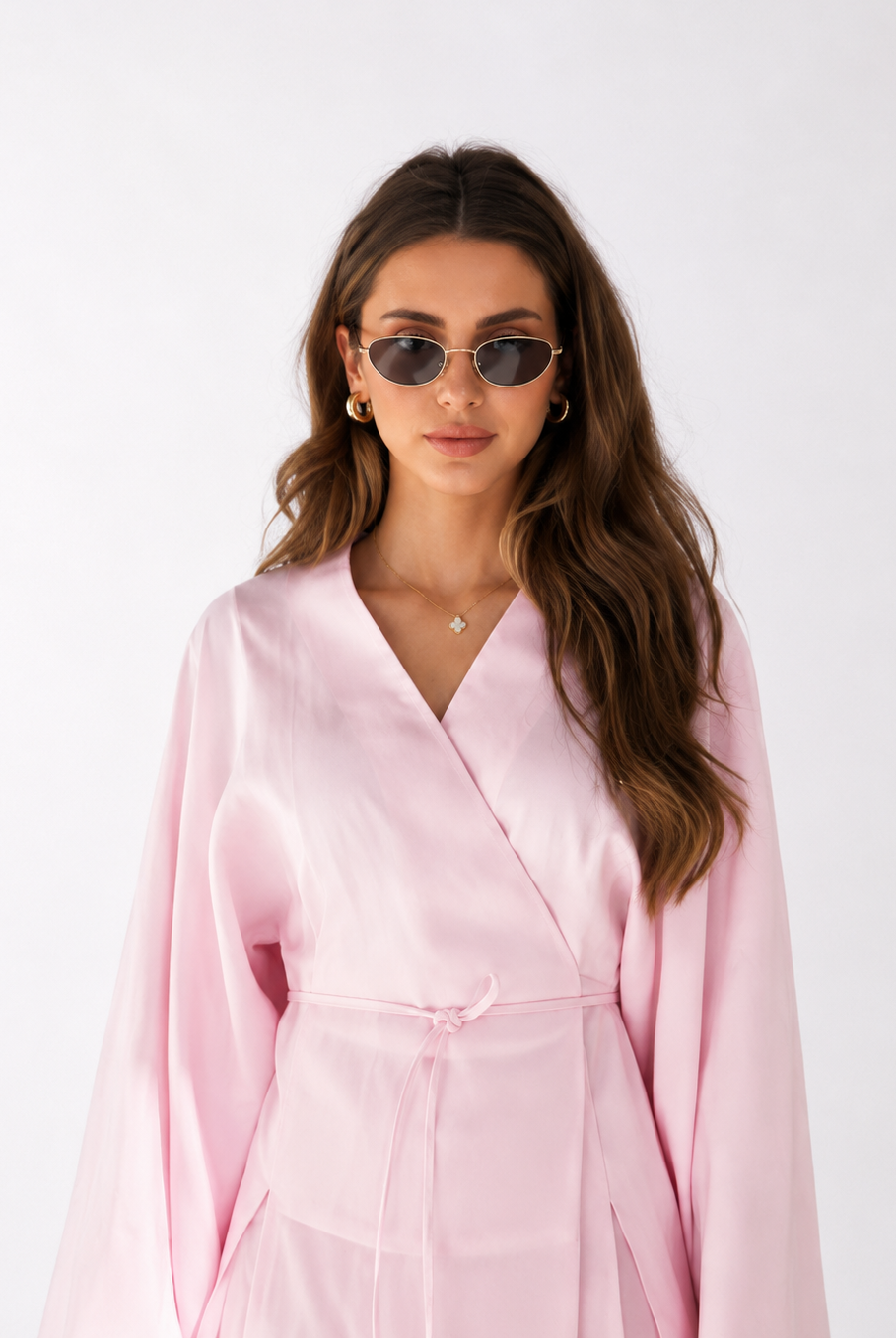 Noura Belted Shirt Co-Ord Set (Copy) JILBAYA
