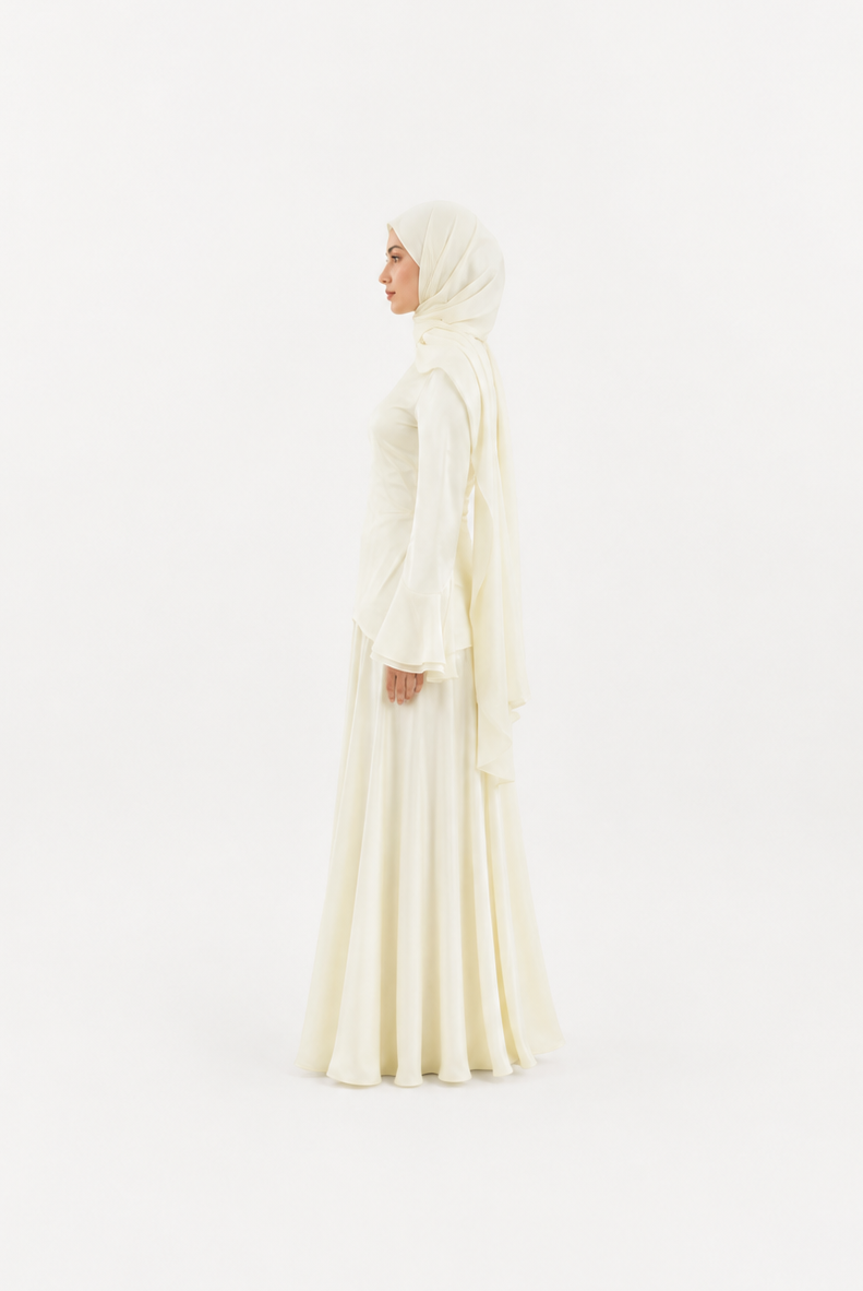 Elina Flare Sleeve Co-Ord Set JILBAYA