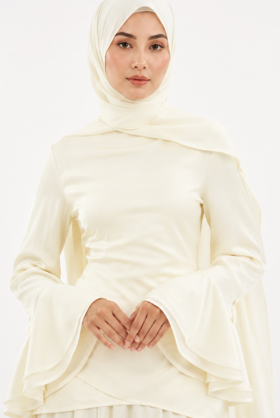 Elina Flare Sleeve Co-Ord Set JILBAYA