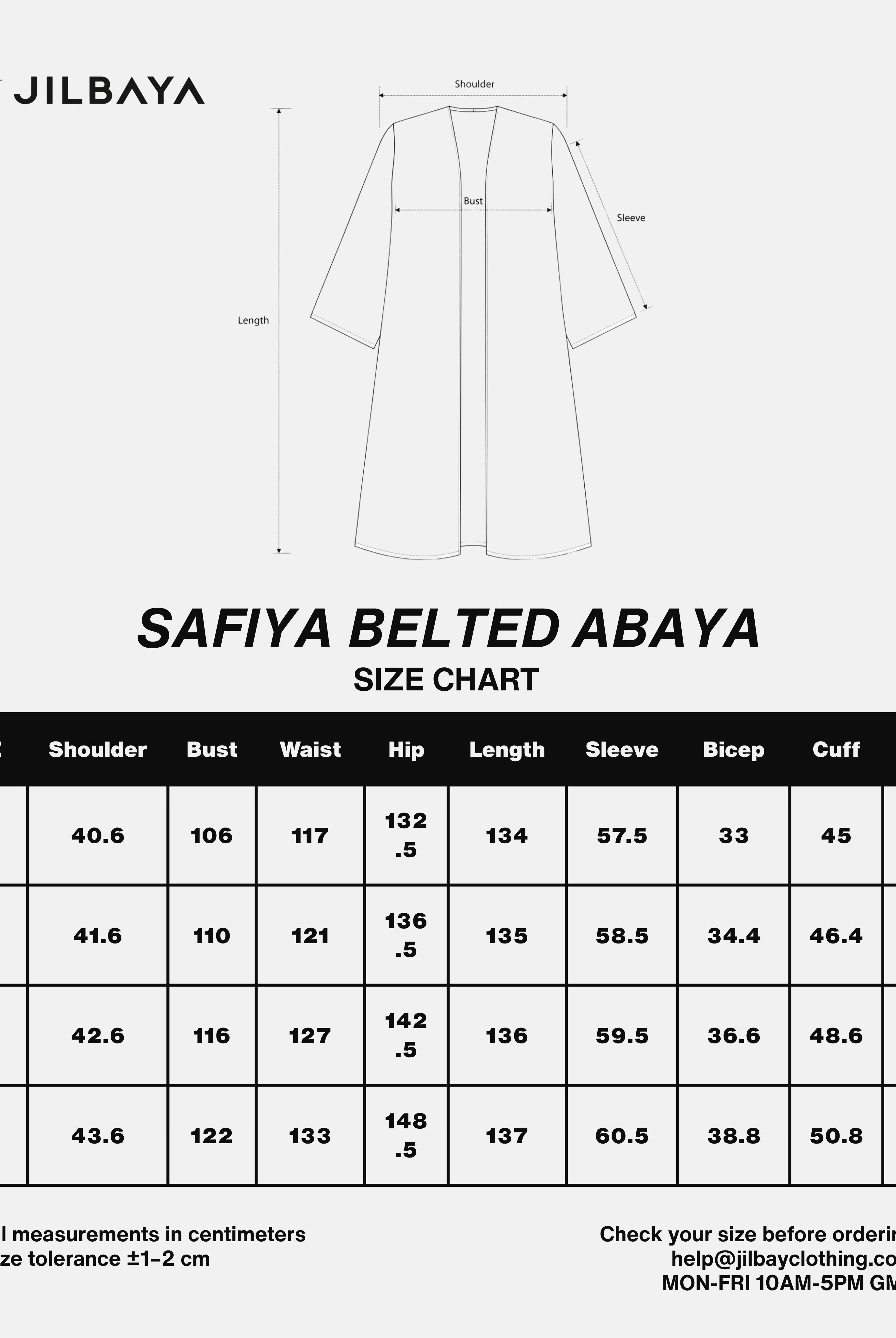 Safiya Belted Abaya JILBAYA
