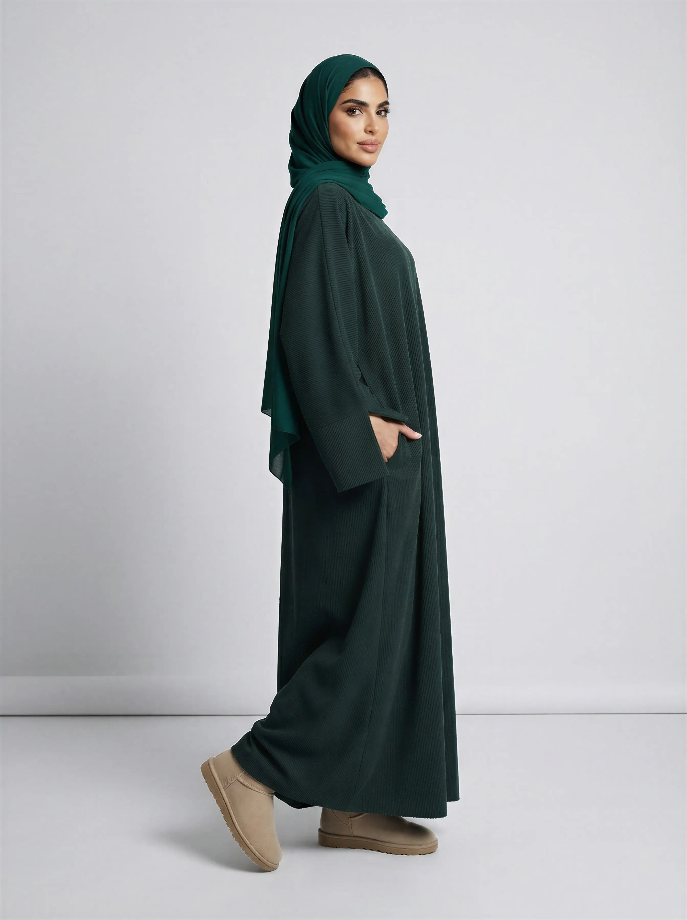 Winter Corduroy Closed Abaya JILBAYA
