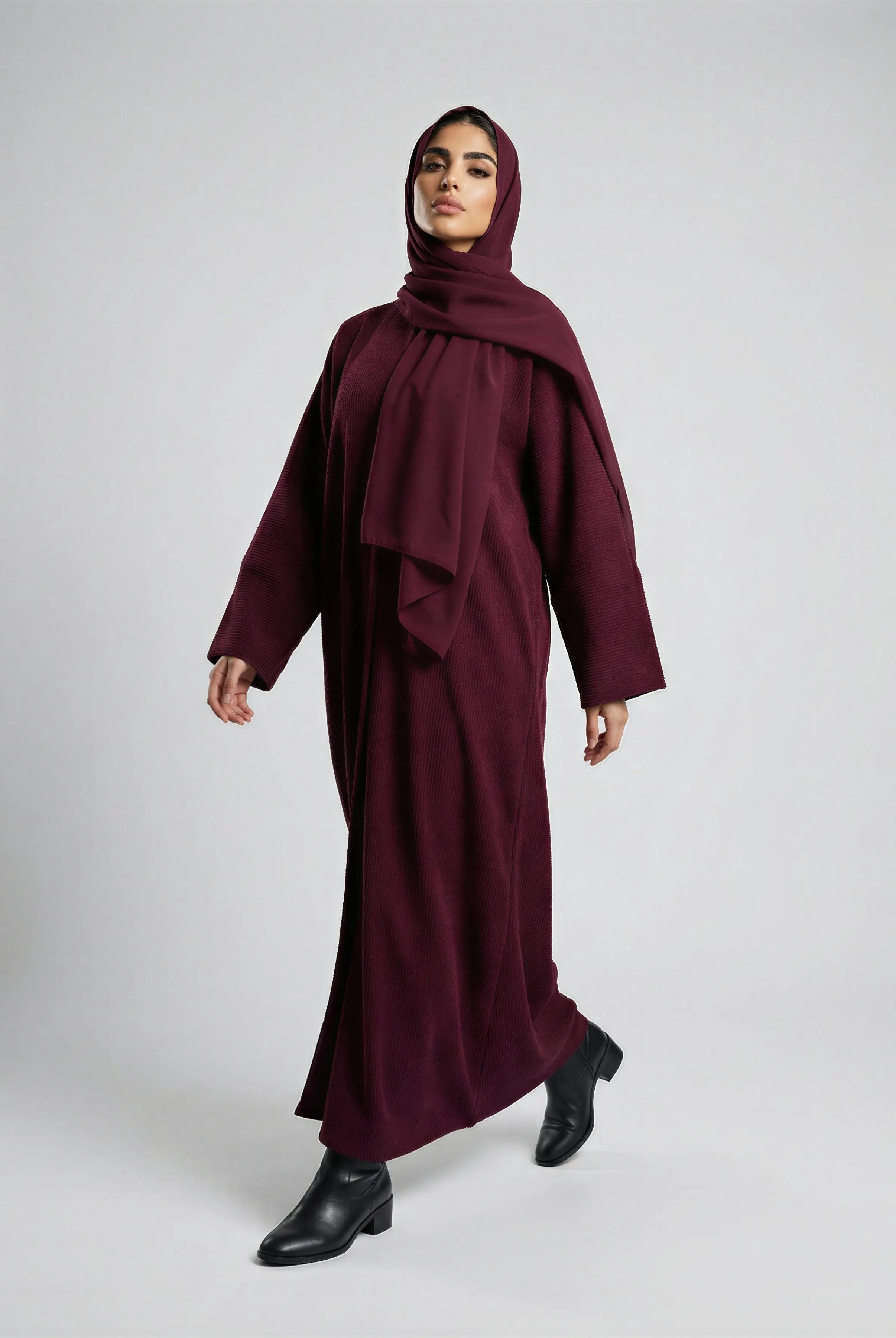 Winter Corduroy Closed Abaya JILBAYA