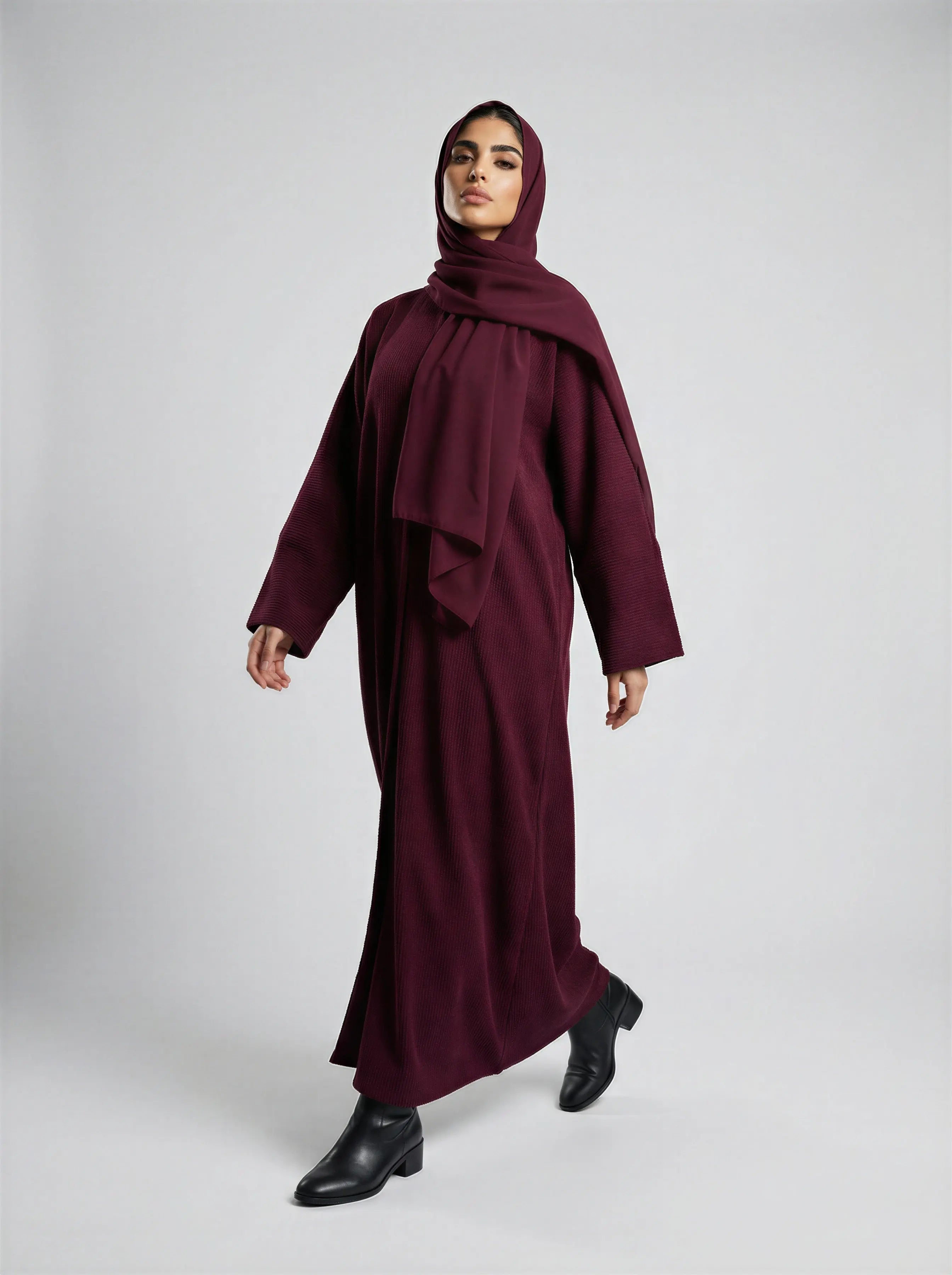 Winter Corduroy Closed Abaya JILBAYA