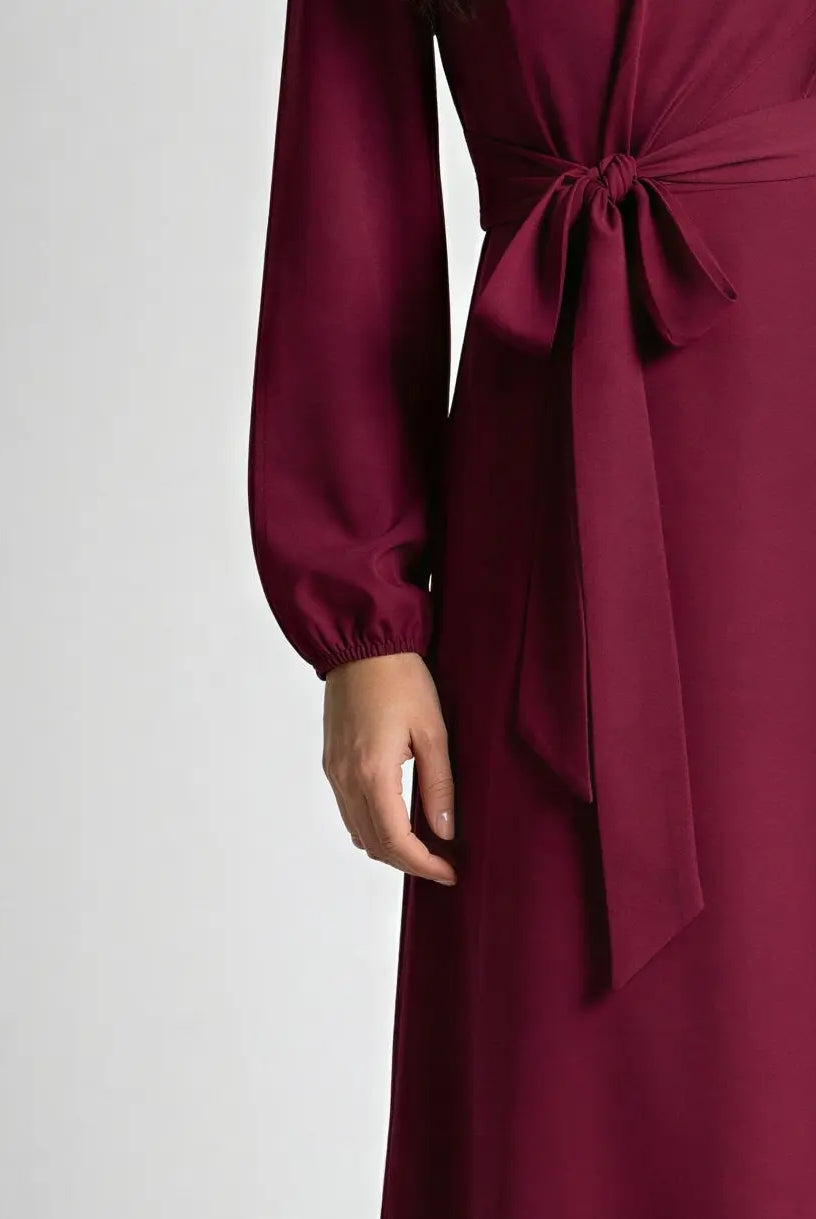 Elegant Long Sleeve Abaya Dress JILBAYA