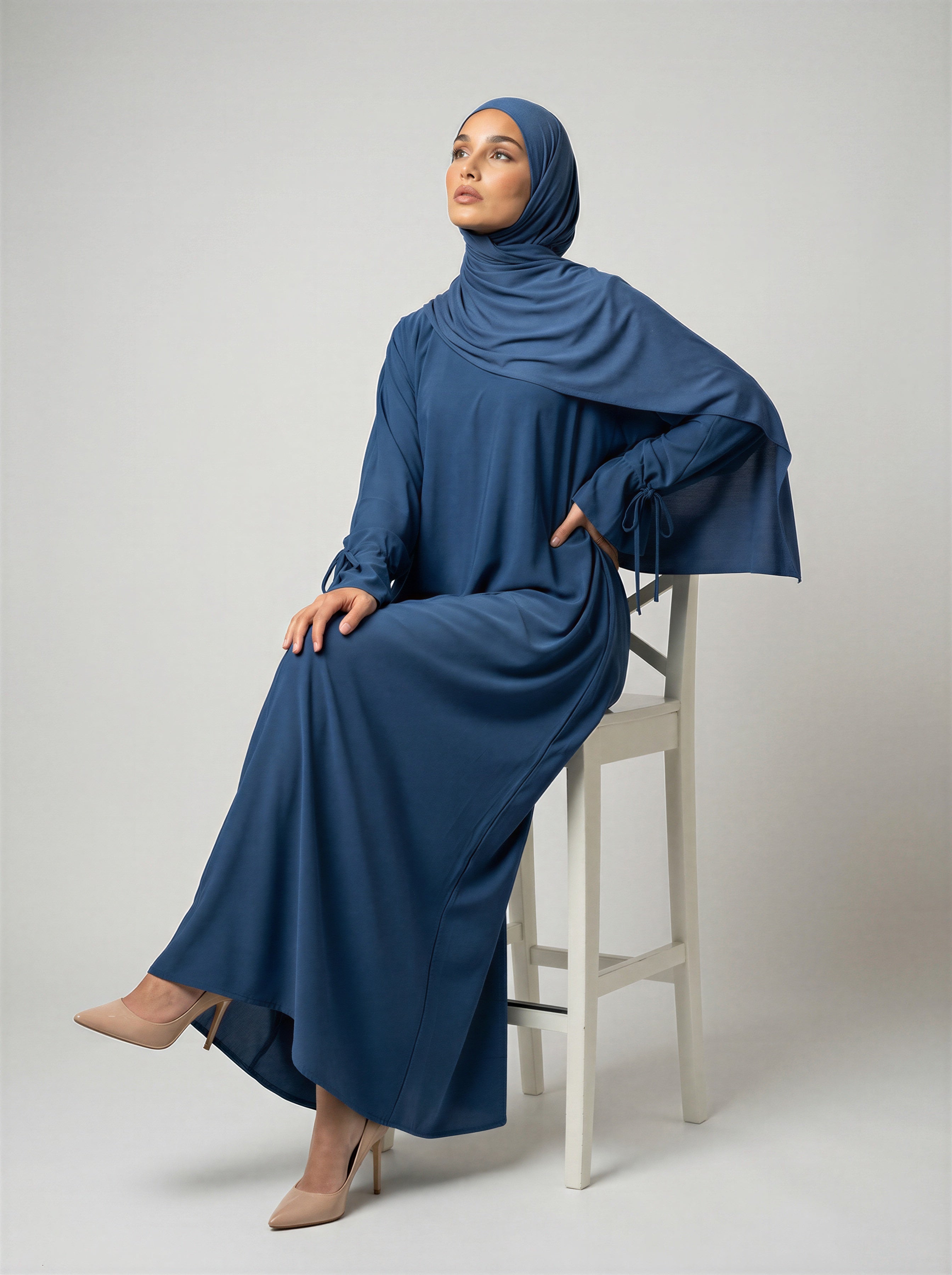 Abaya with Drawstring Cuff JILBAYA