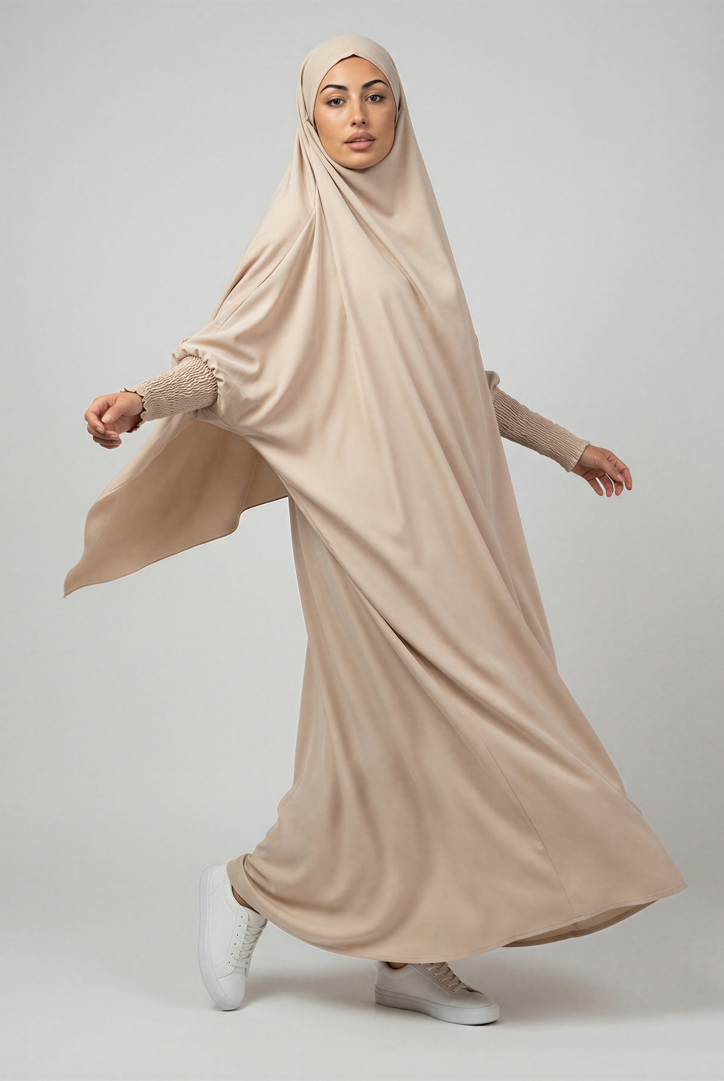 Jilbab with Ribbed Cuffs JILBAYA