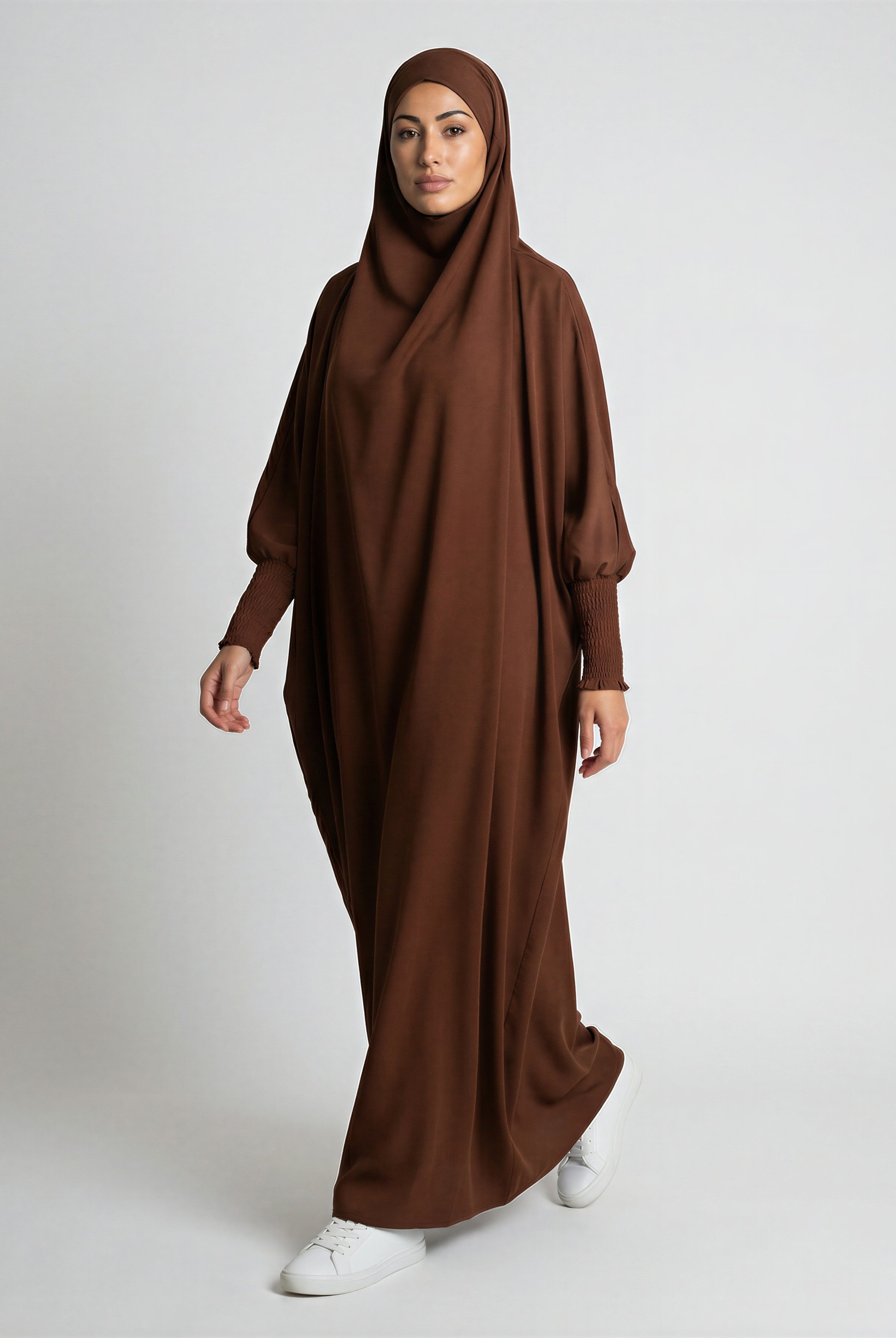 Jilbab with Ribbed Cuffs JILBAYA