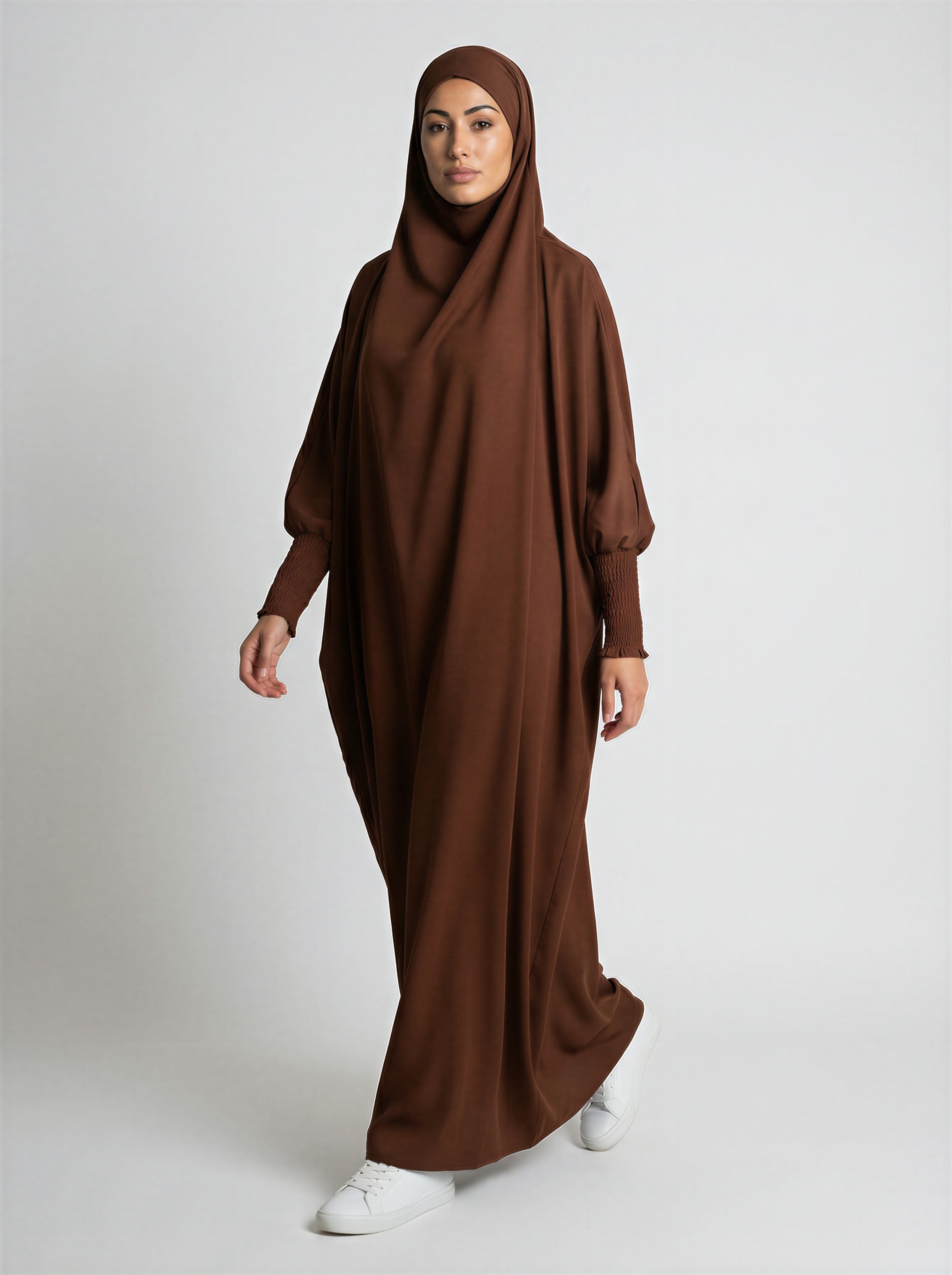 Jilbab with Ribbed Cuffs JILBAYA