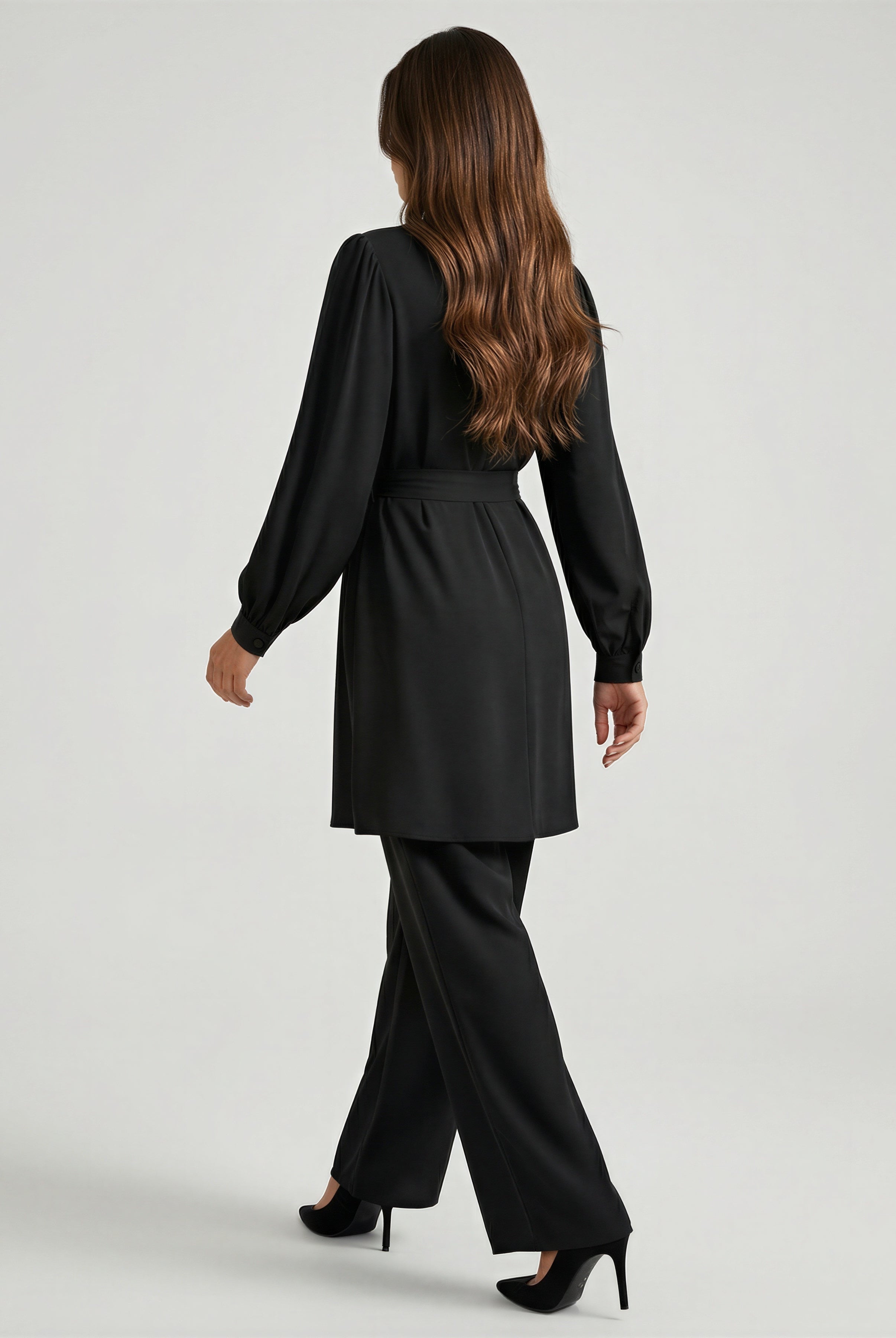 Tie-Waist Wide-Leg Co-Ord Set JILBAYA