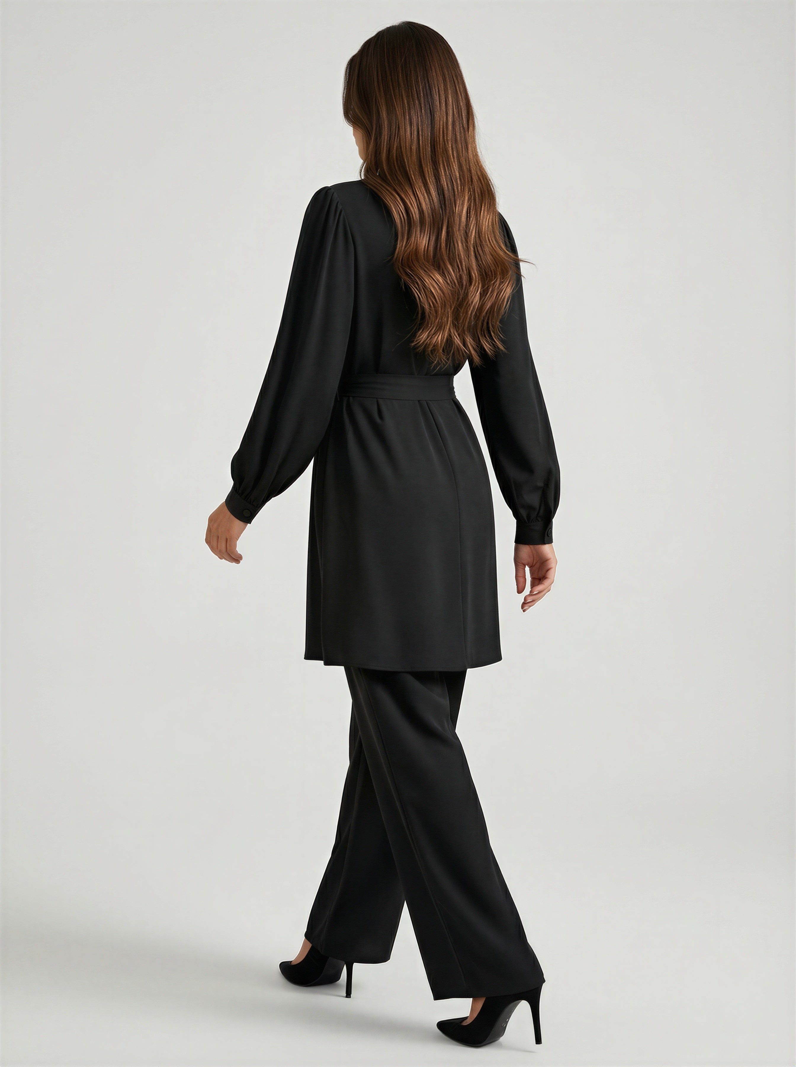 Tie-Waist Wide-Leg Co-Ord Set JILBAYA