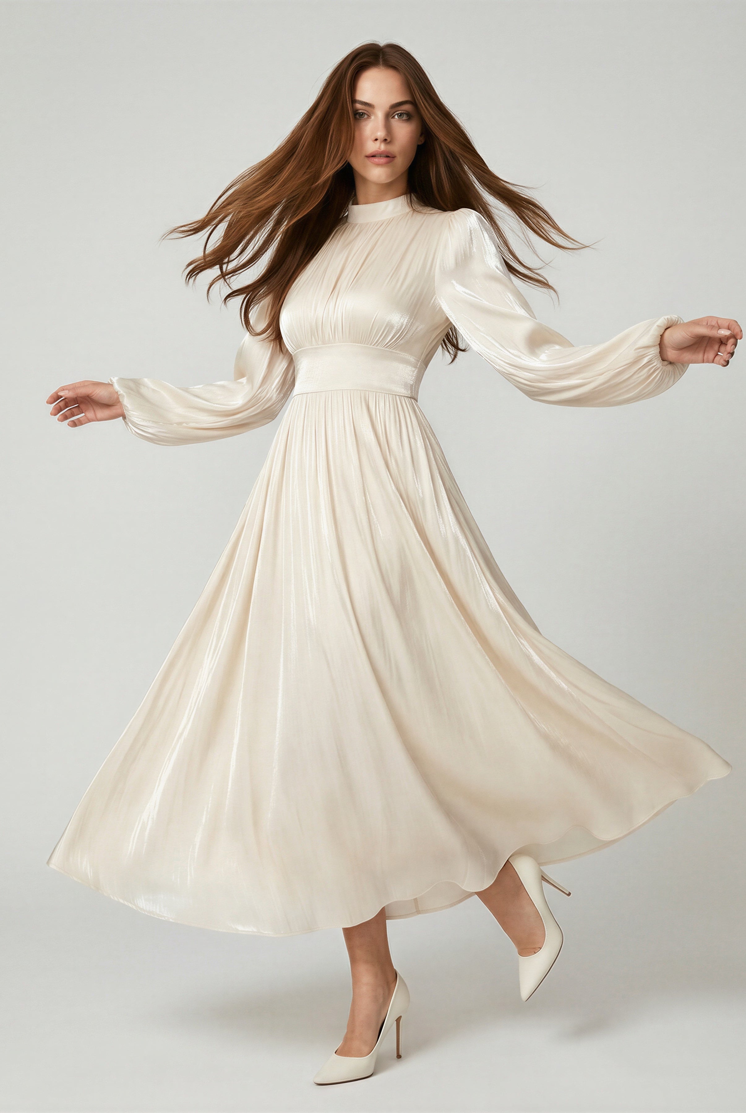 Élan Silk Dress JILBAYA