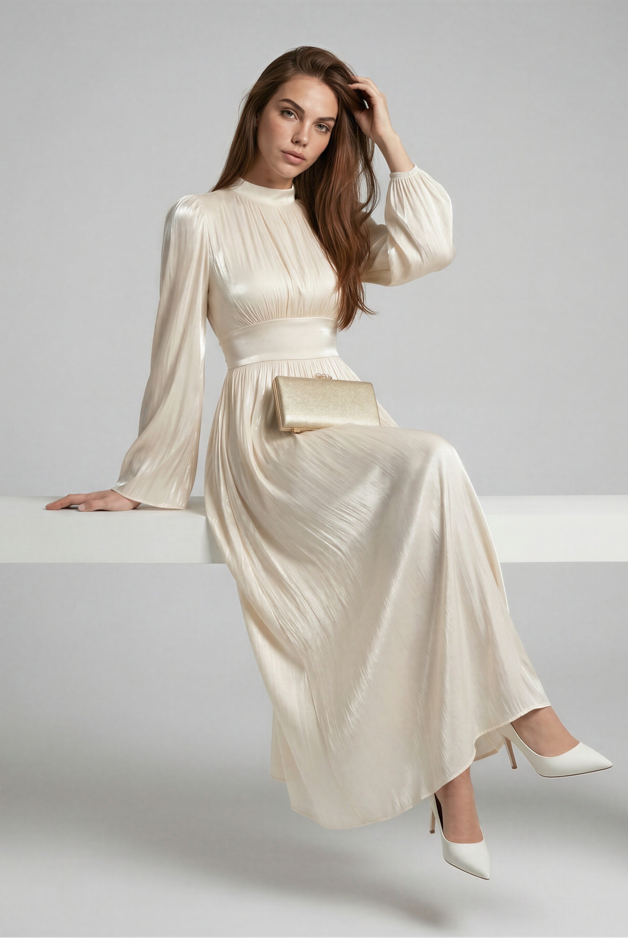 Élan Silk Dress JILBAYA