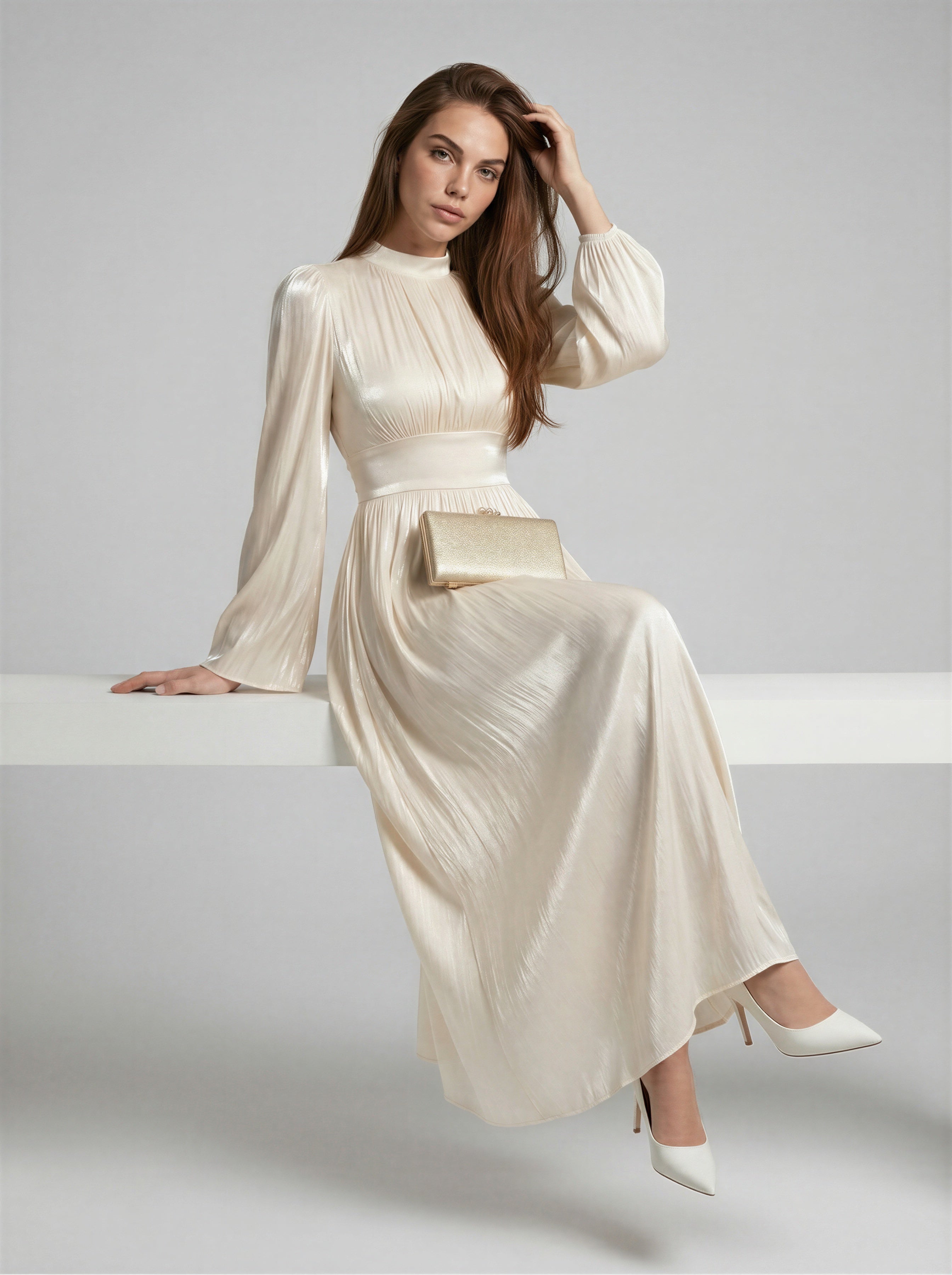 Élan Silk Dress JILBAYA