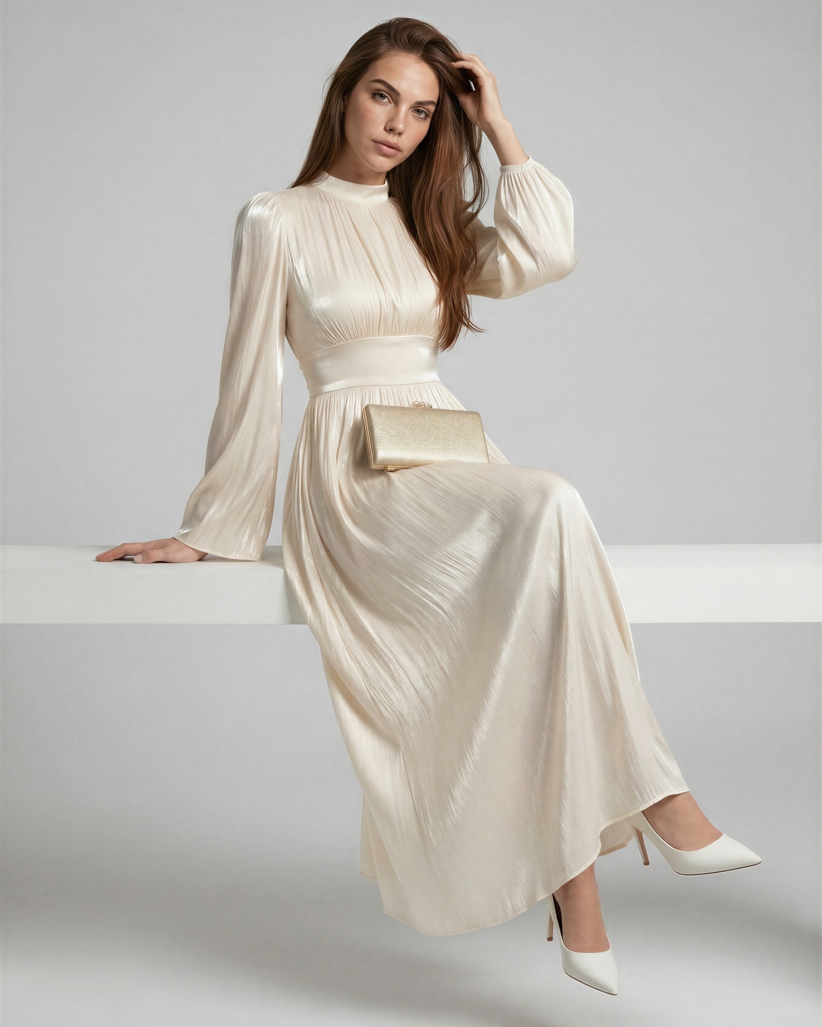 Élan Silk Dress JILBAYA