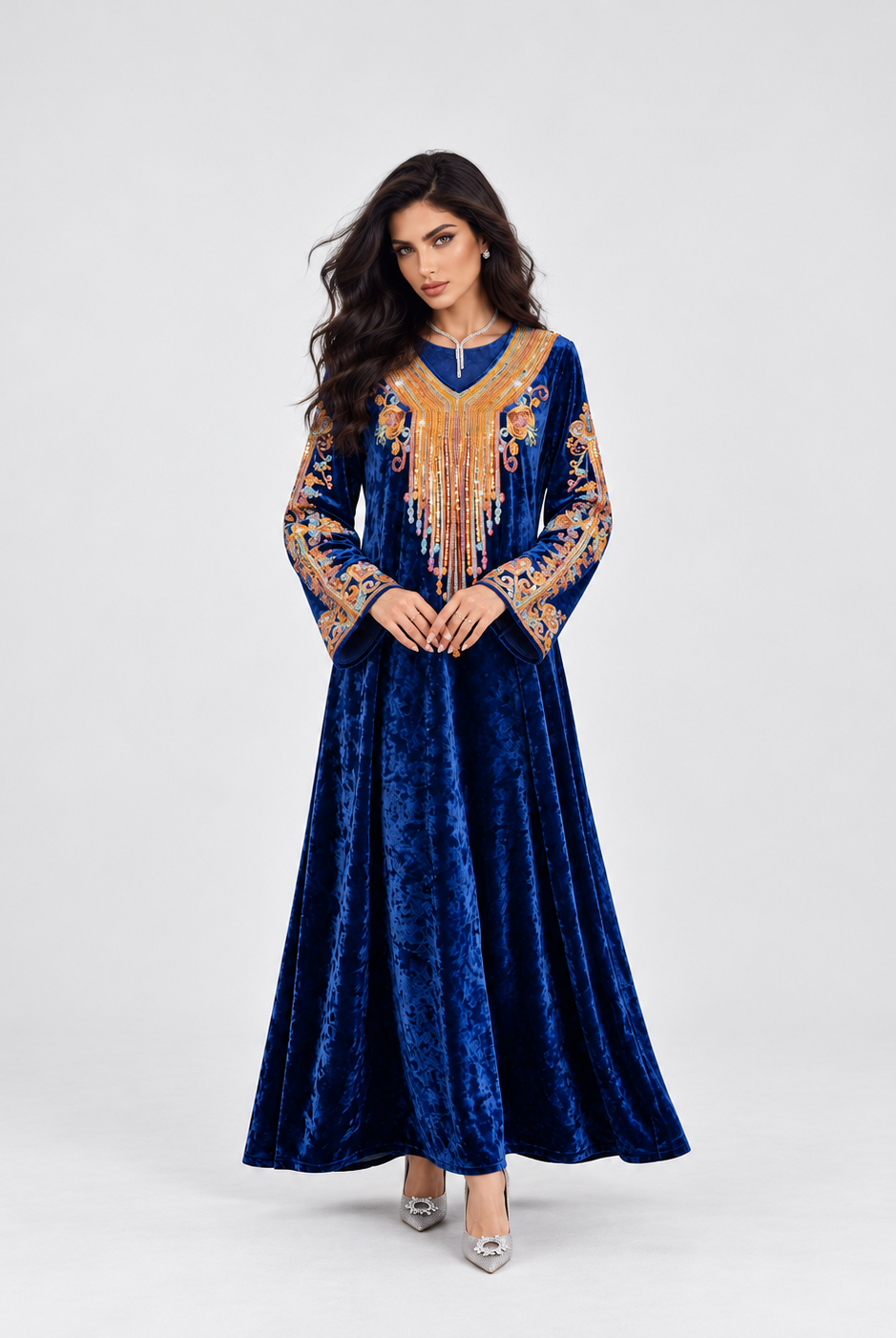 Ines Velvet Abaya JILBAYA