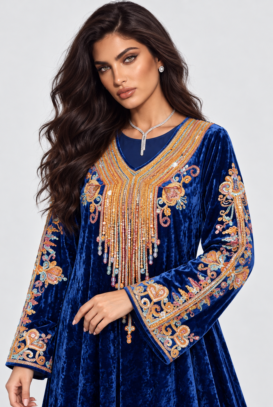 Ines Velvet Abaya JILBAYA