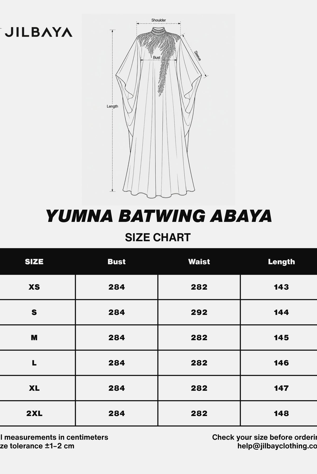 Yumna Gold Embellished Batwing Abaya JILBAYA