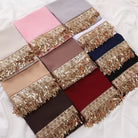 Sequin Tassel Chiffon Hijab JILBAYA