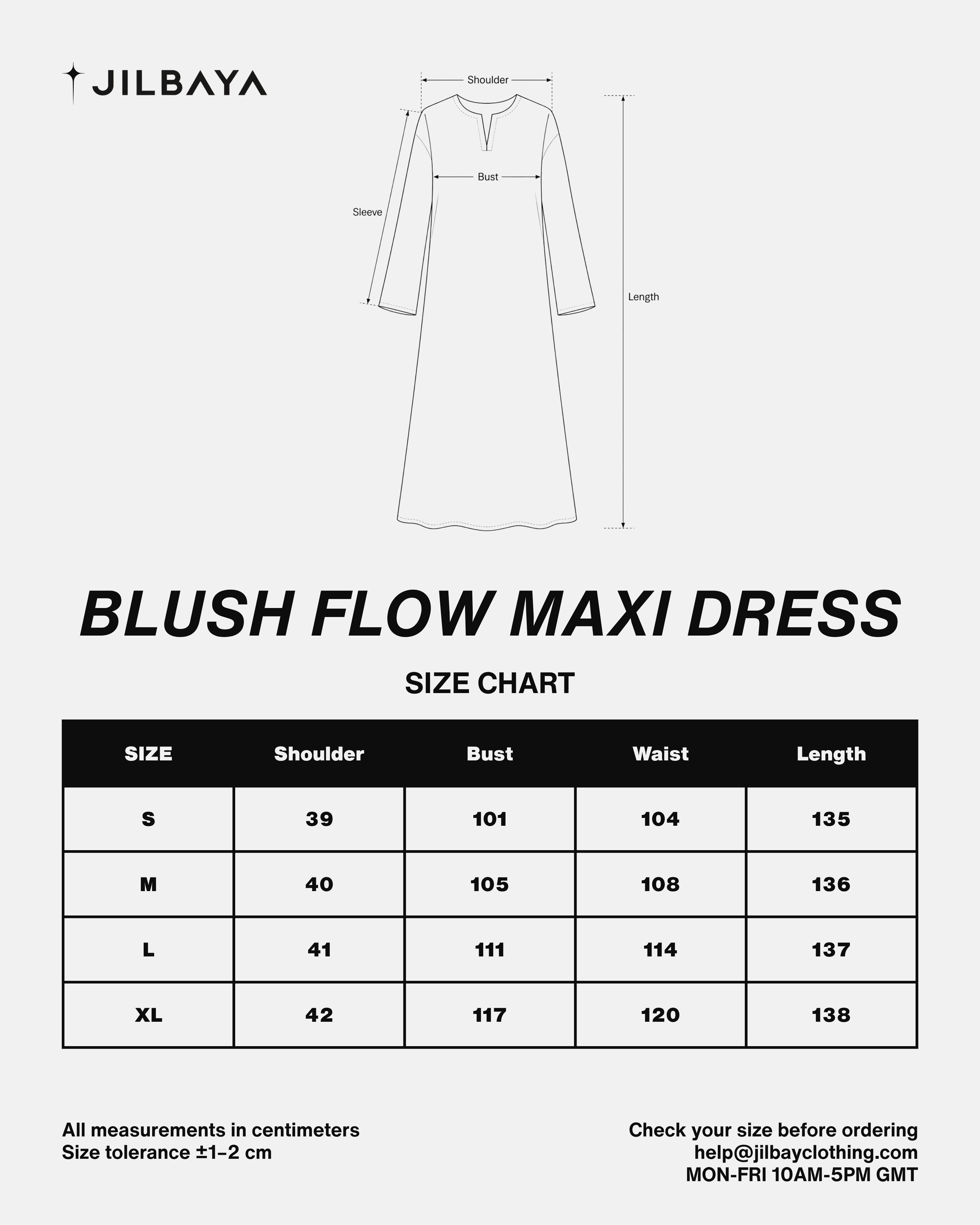 Blush Flow Maxi Dress JILBAYA