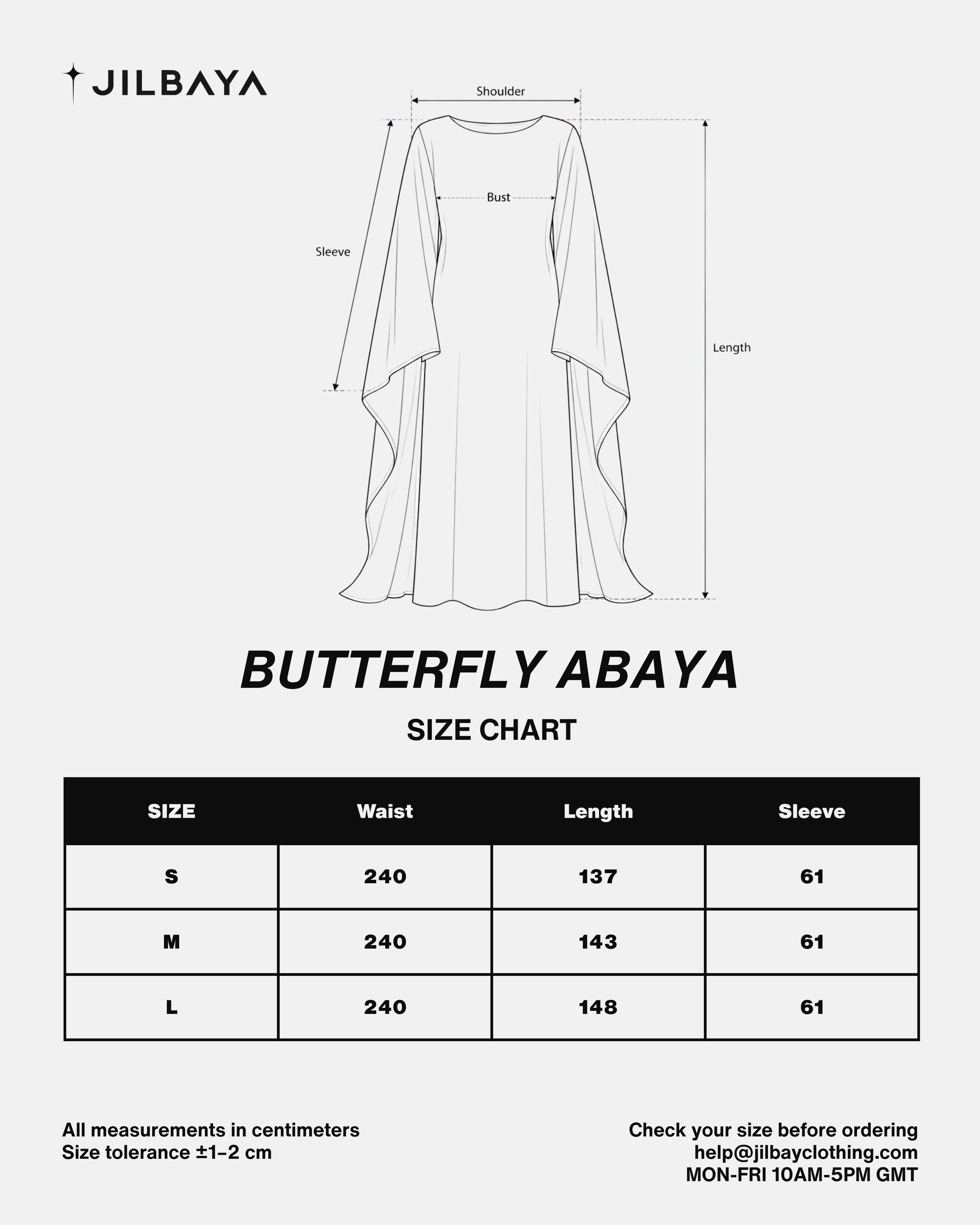 Butterfly Abaya JILBAYA