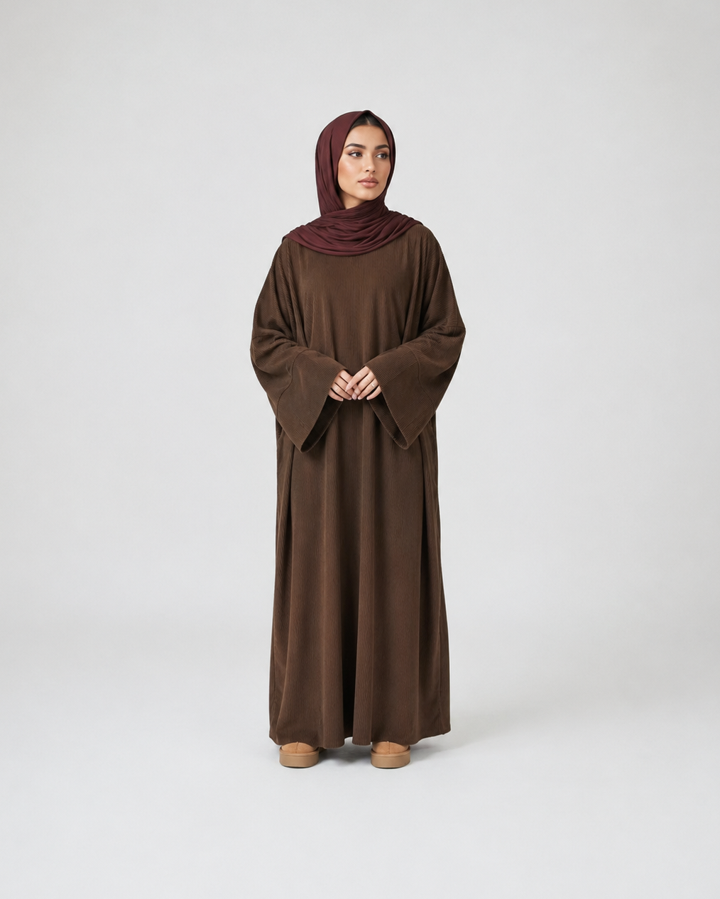 Winter Corduroy Closed Abaya JILBAYA