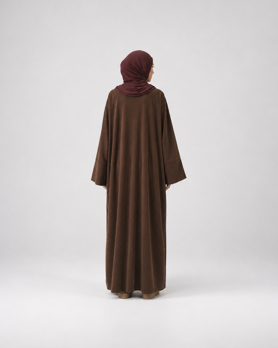 Winter Corduroy Closed Abaya JILBAYA
