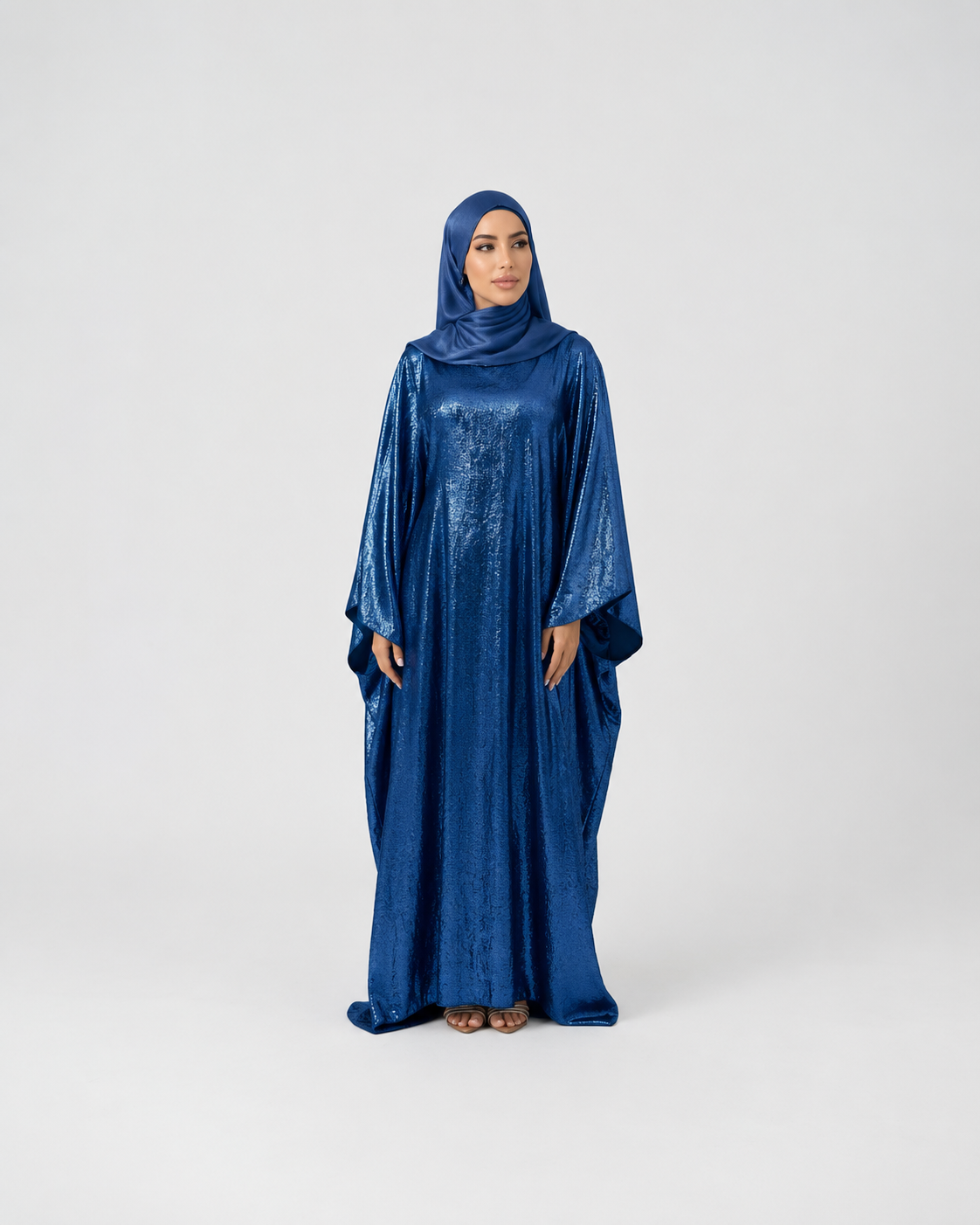 Suhayla Shimmer Batwing Kaftan Dress JILBAYA